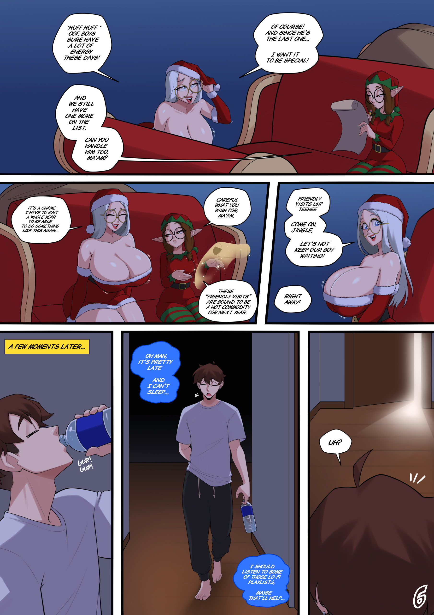 Mrs. Claus in: White Christmas! page 6