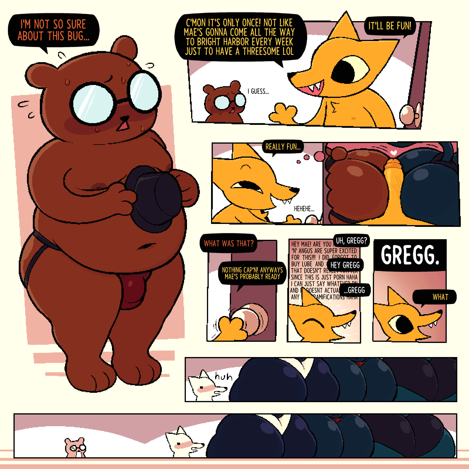 Night in the Woods Comic page 1