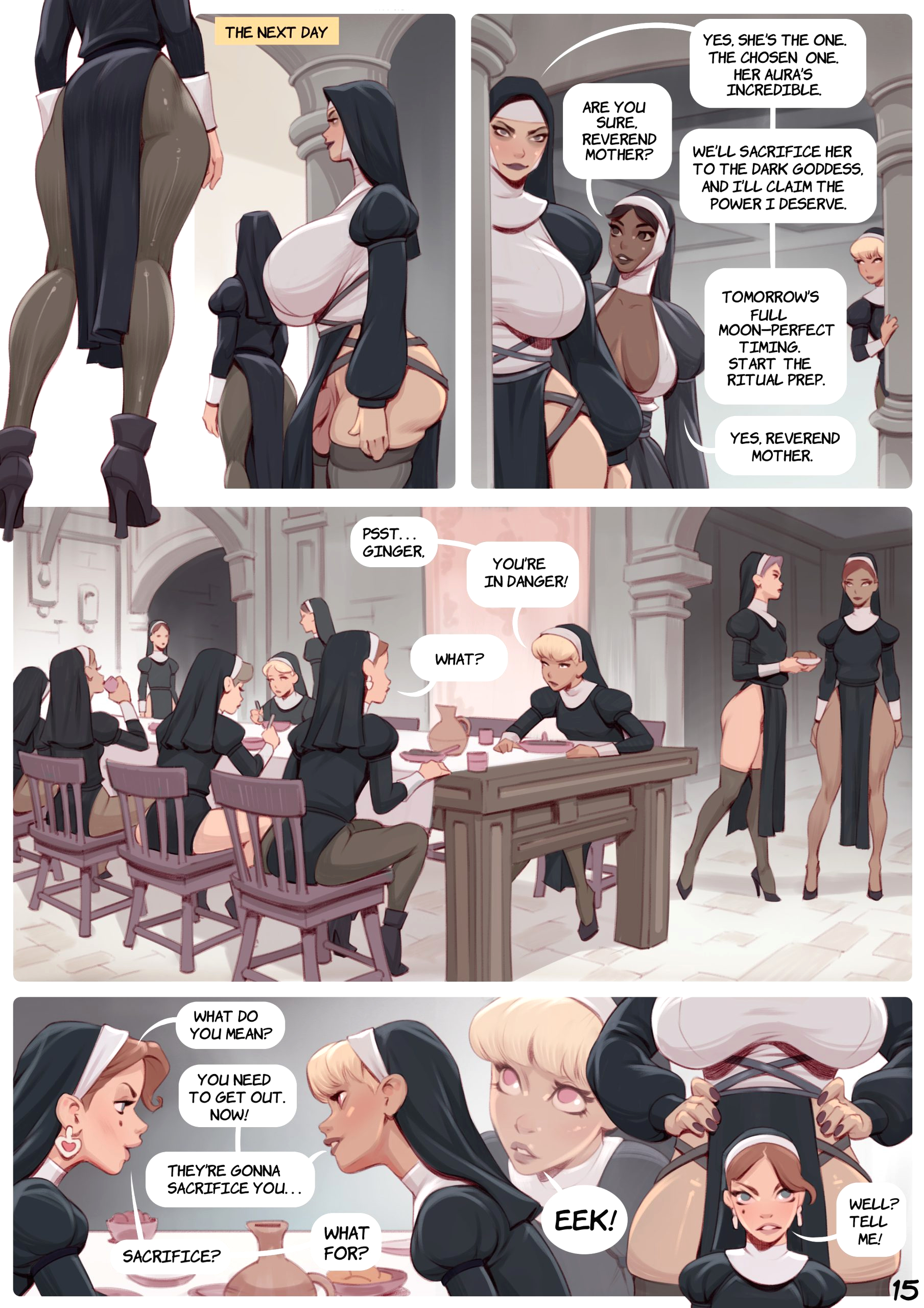 Nun on the run page 16