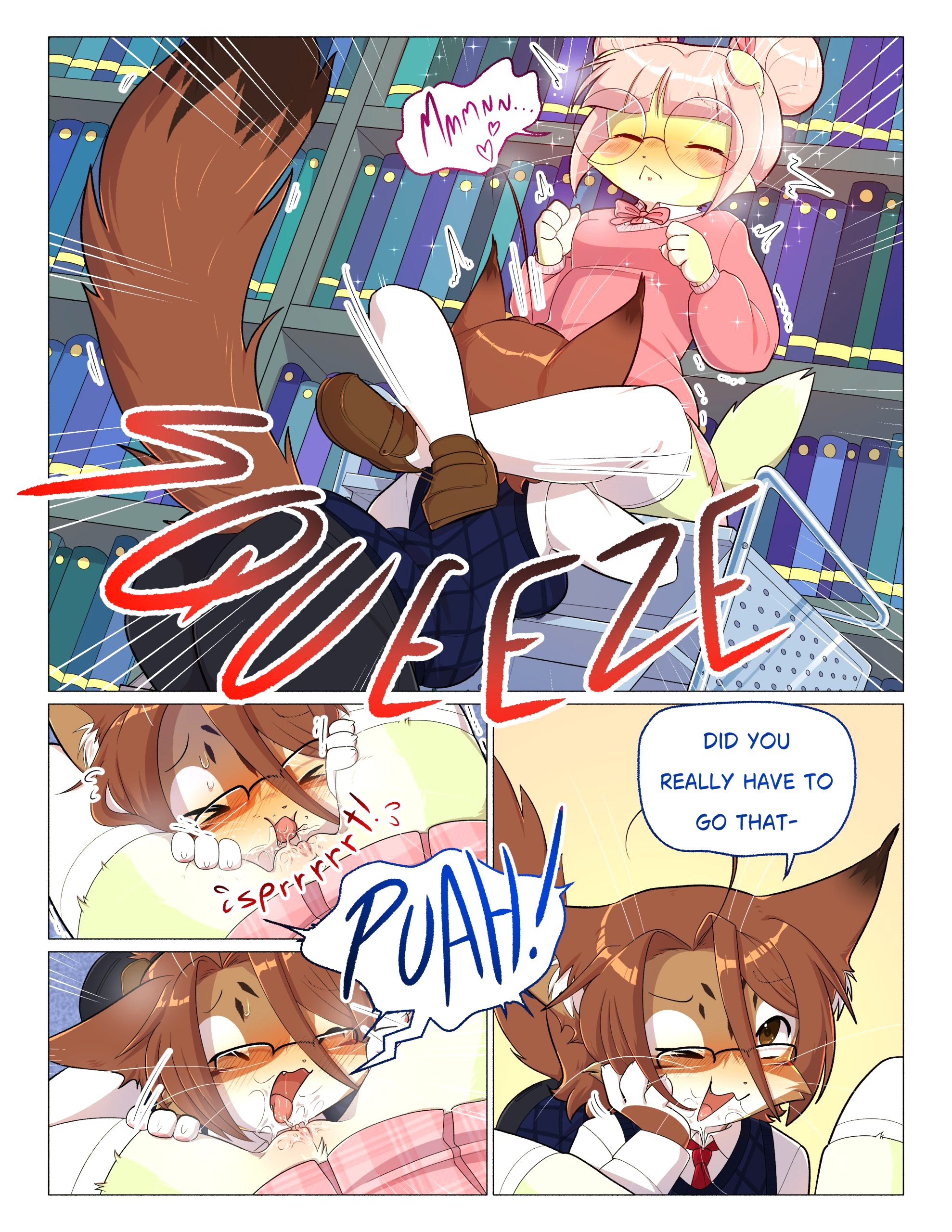 Orito and Minette: Visit the Library page 10