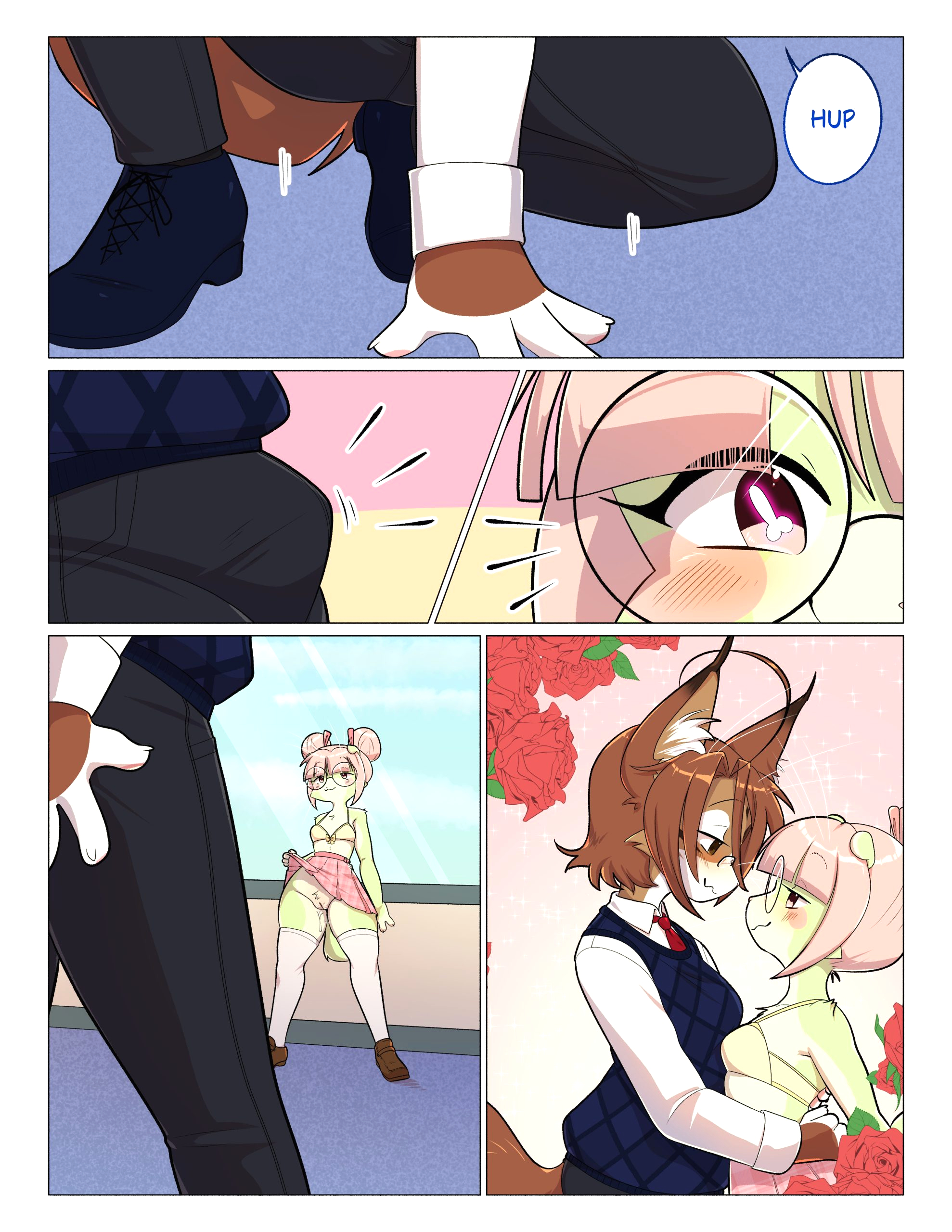 Orito and Minette: Visit the Library page 13