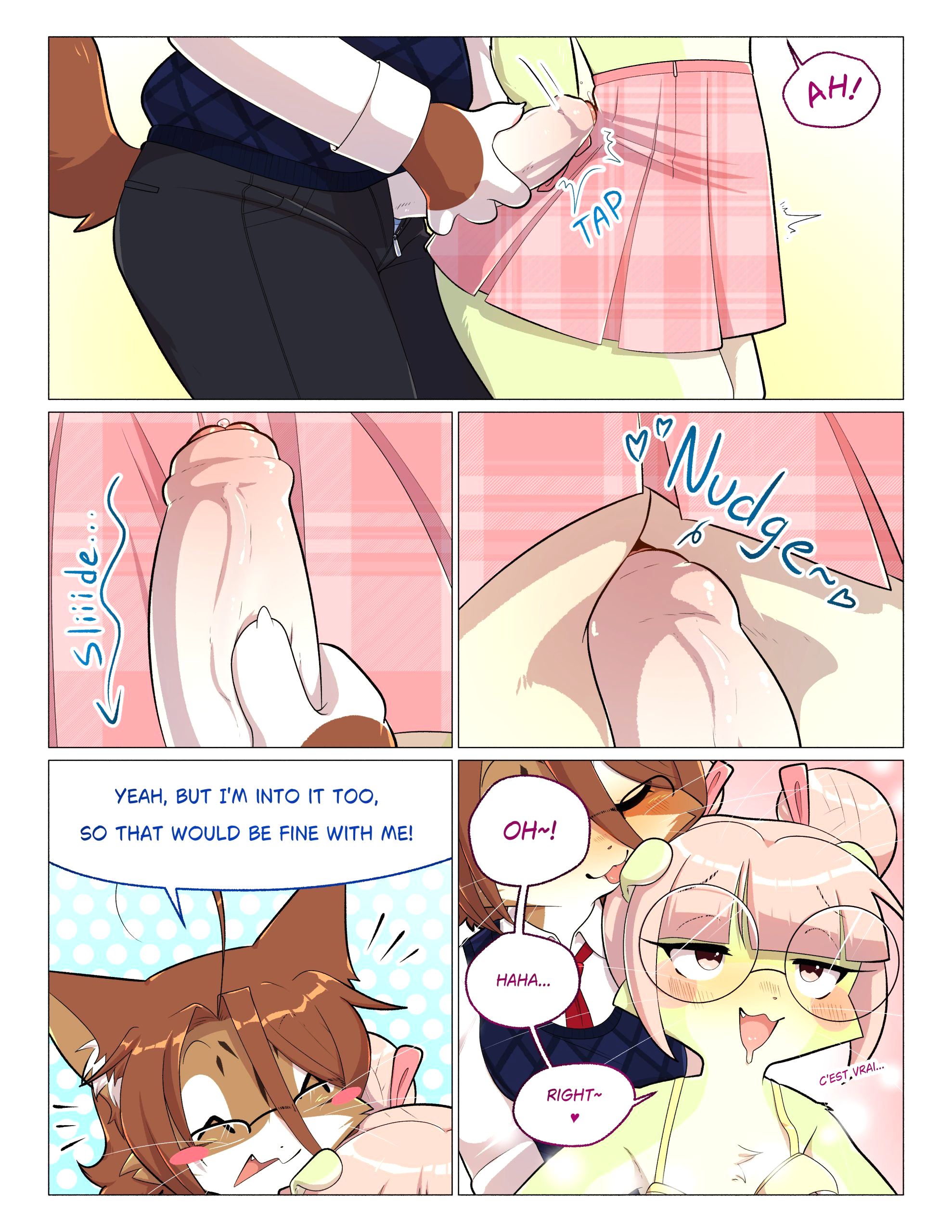 Orito and Minette: Visit the Library page 17