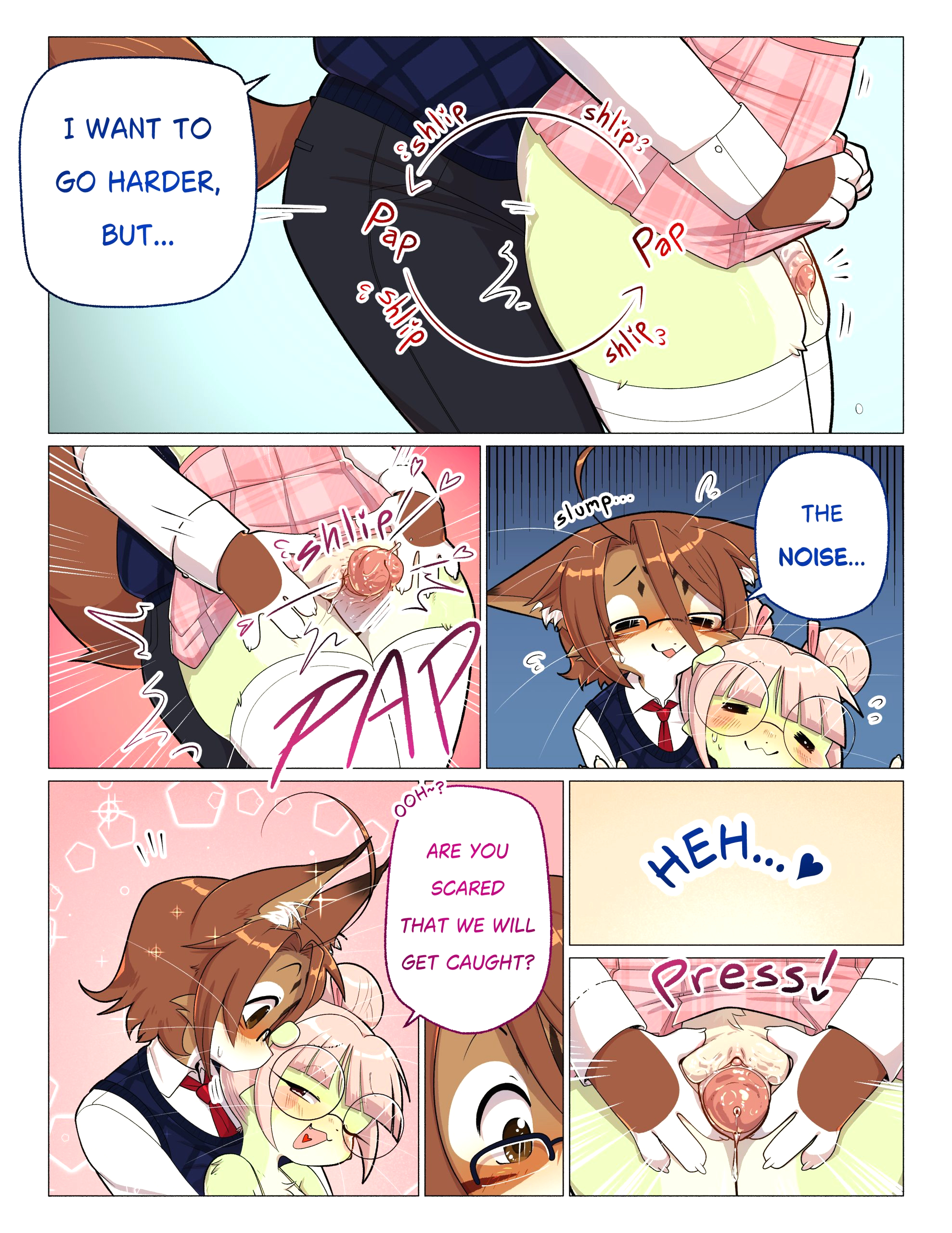 Orito and Minette: Visit the Library page 20
