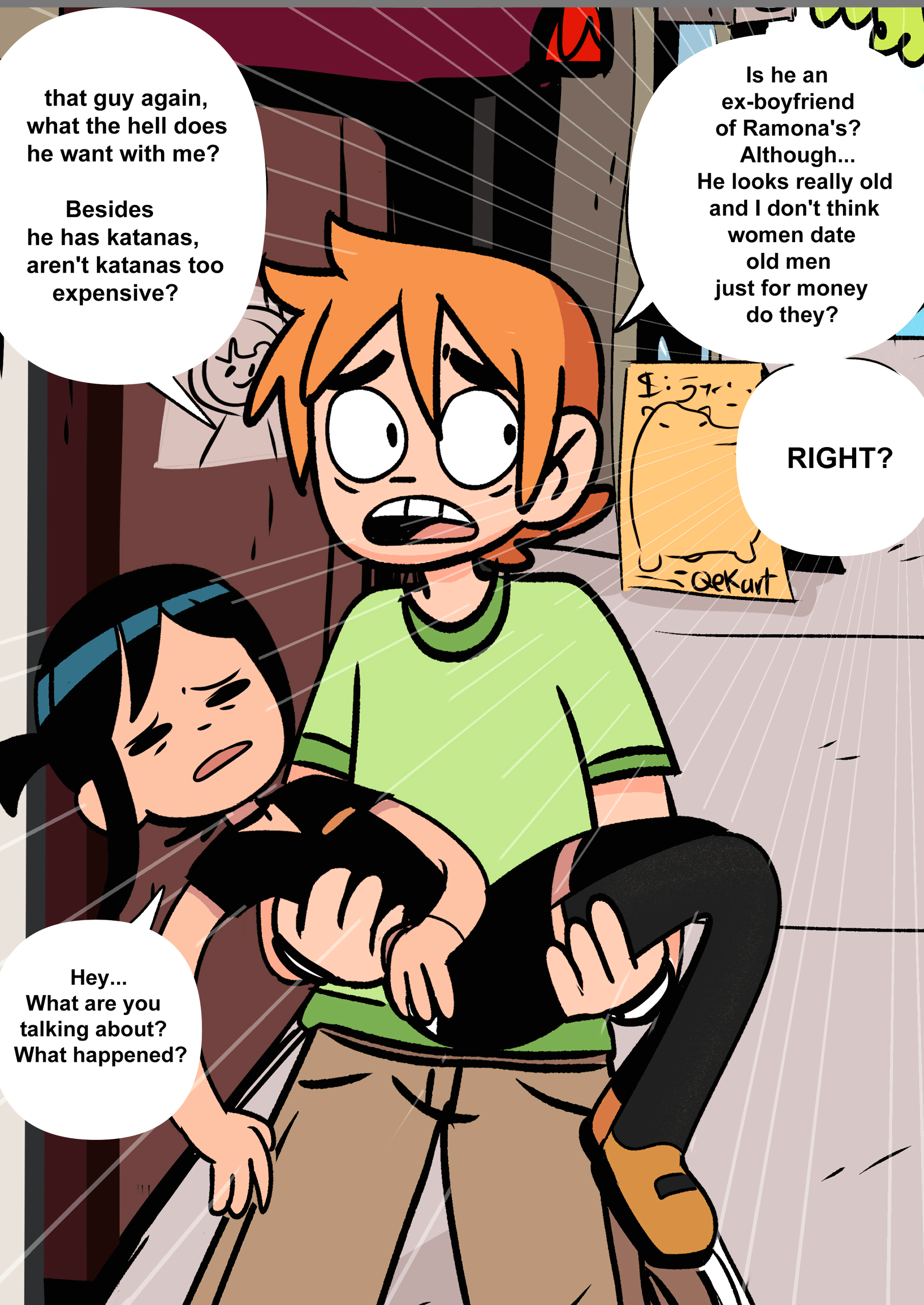 Scott Pilgrim Has a Job page 14