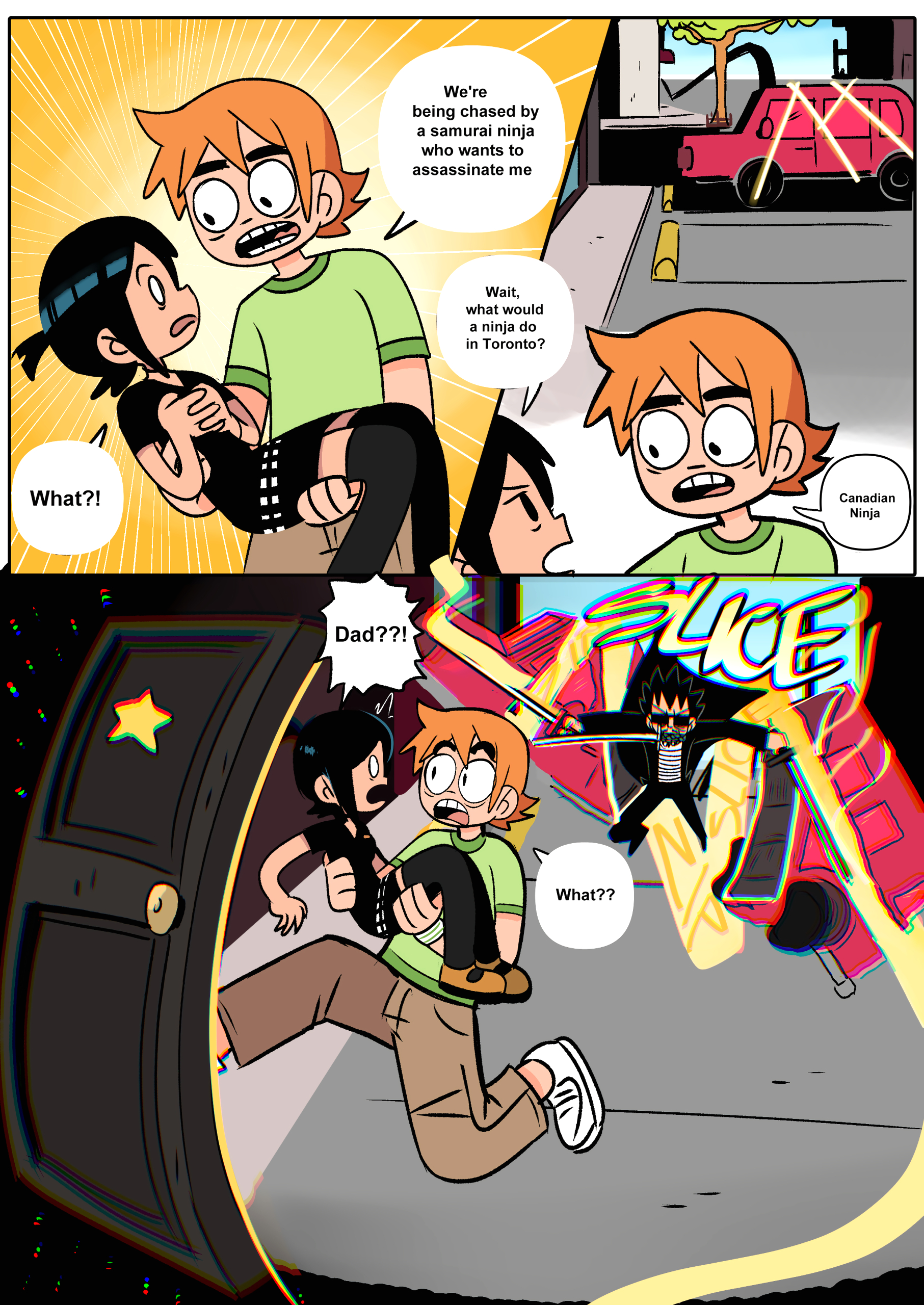 Scott Pilgrim Has a Job page 15