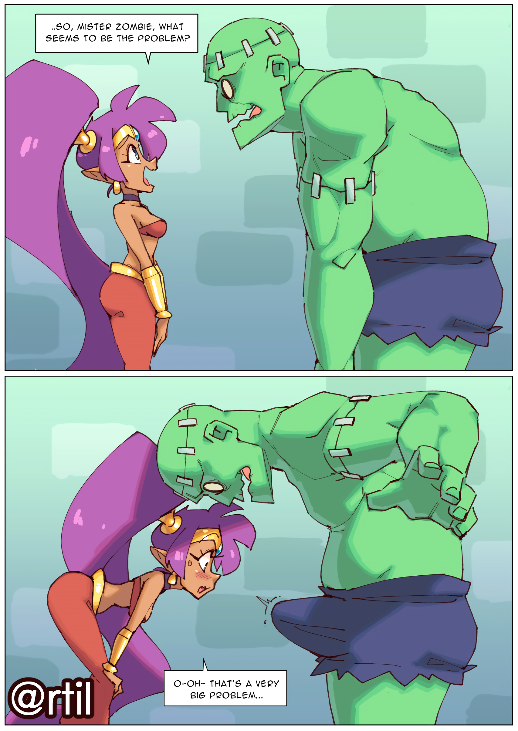 Shantae's Zombie Crisis! page 2