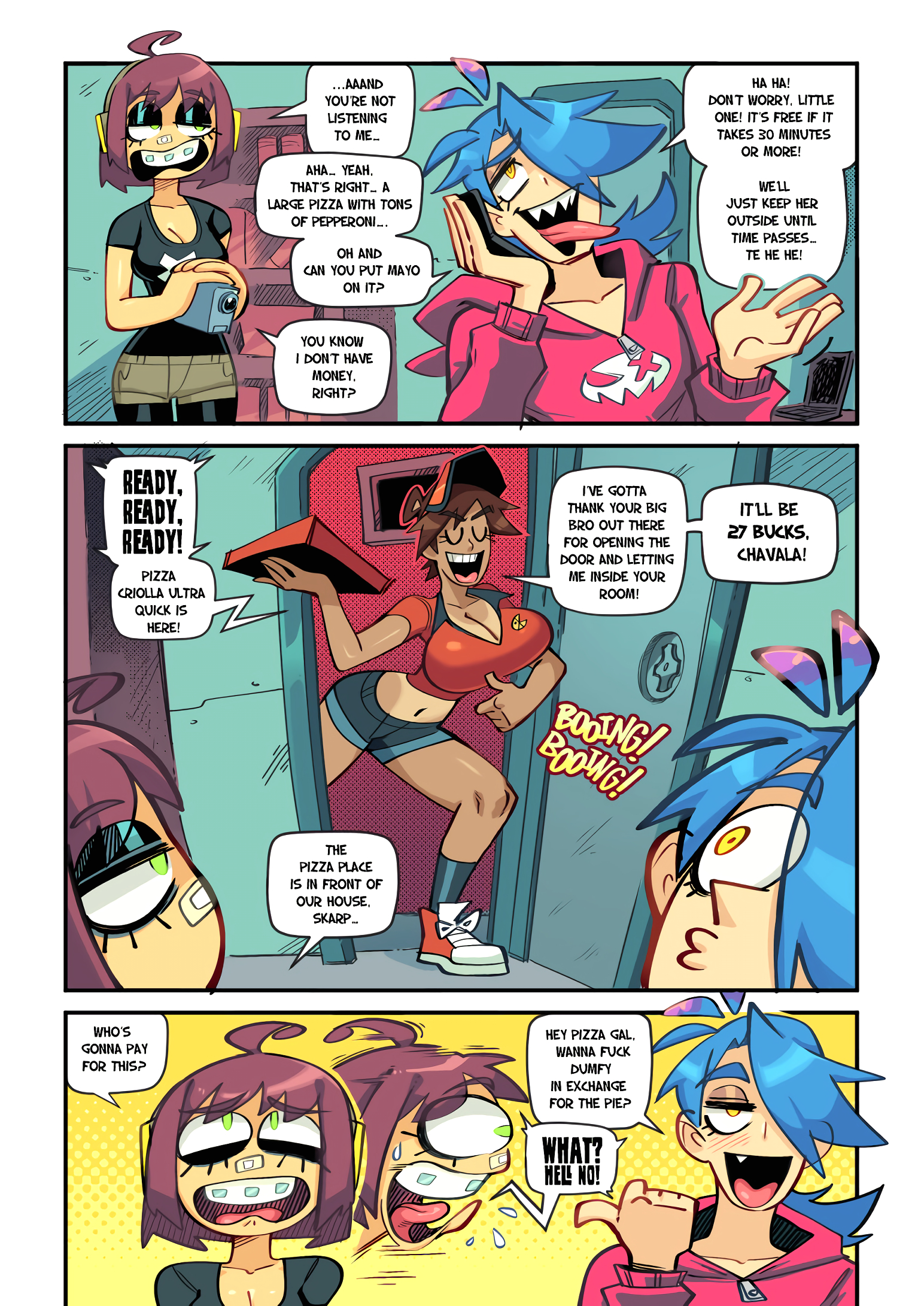 Skarp World: Mayonnaise with Pizza page 23