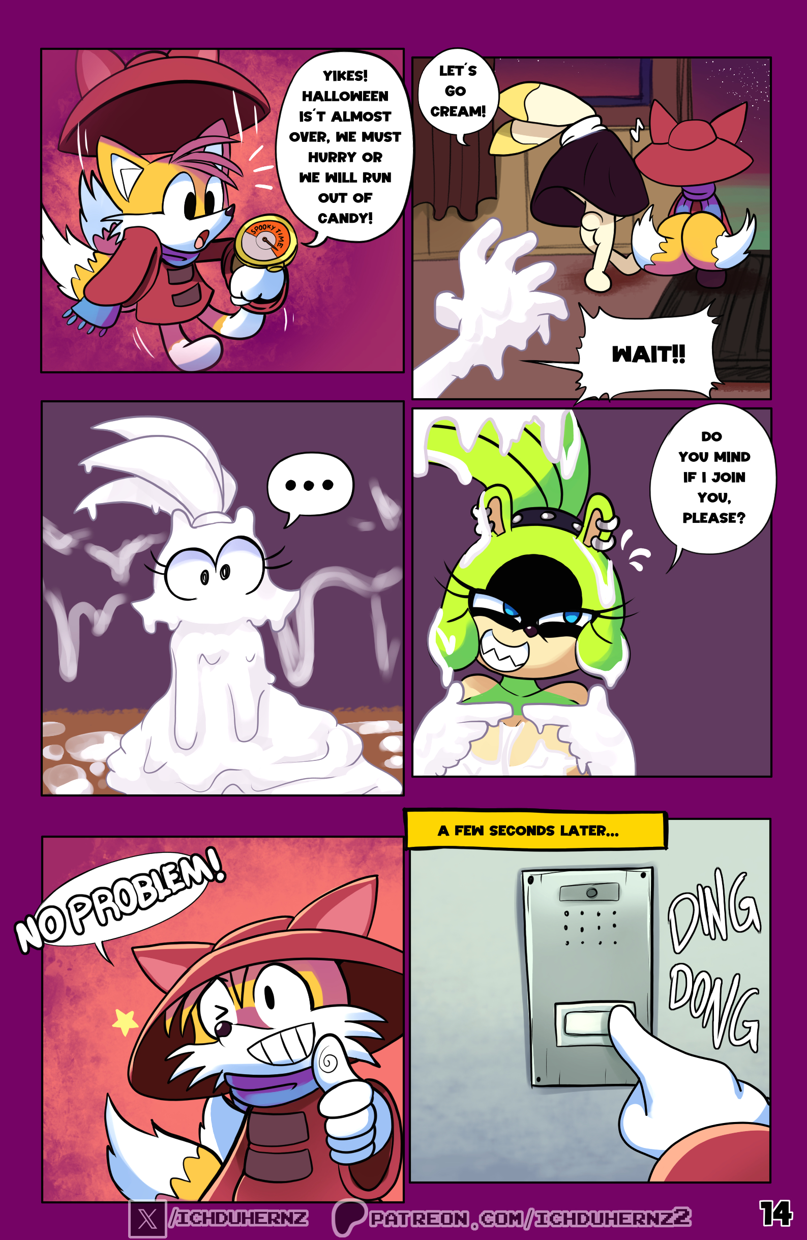Tails and Cream Halloween Moment page 16