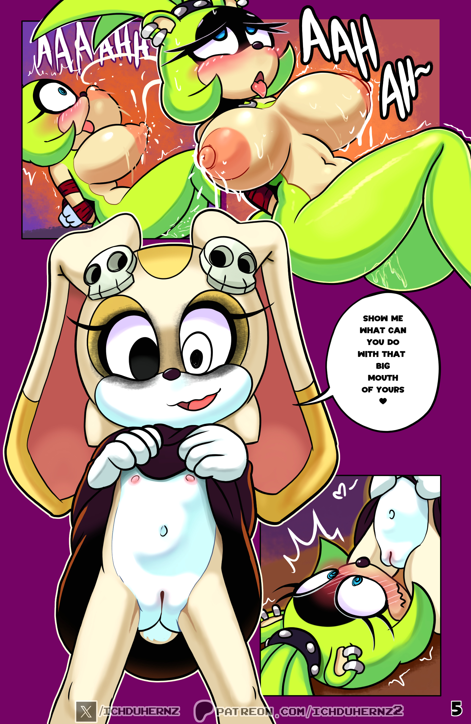 Tails and Cream Halloween Moment page 7