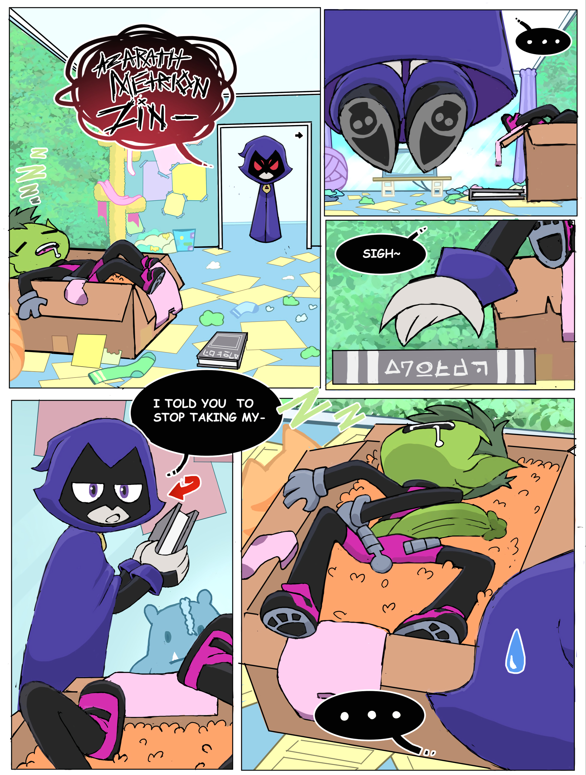 Teen Titans Comic page 2