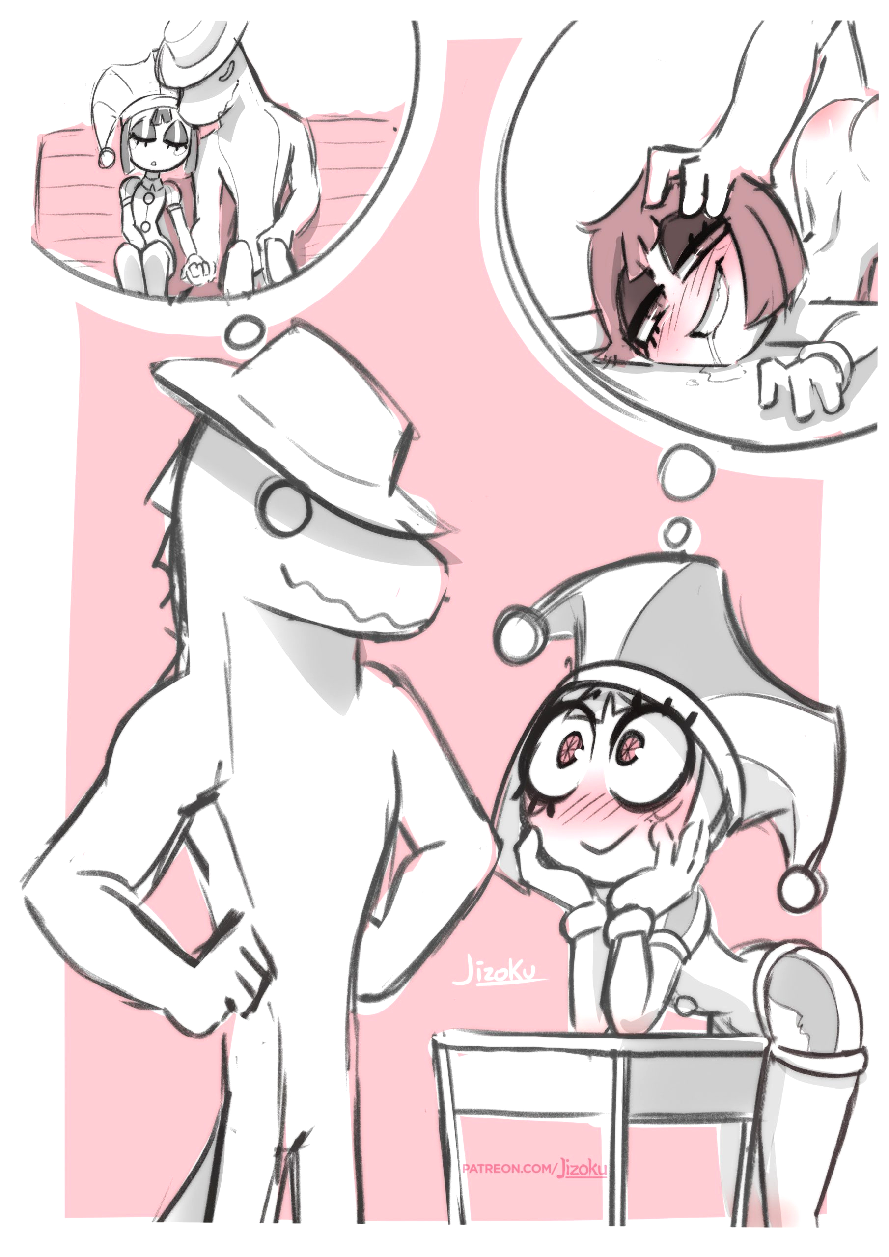 The Amazing Digital Circus Sketches page 2