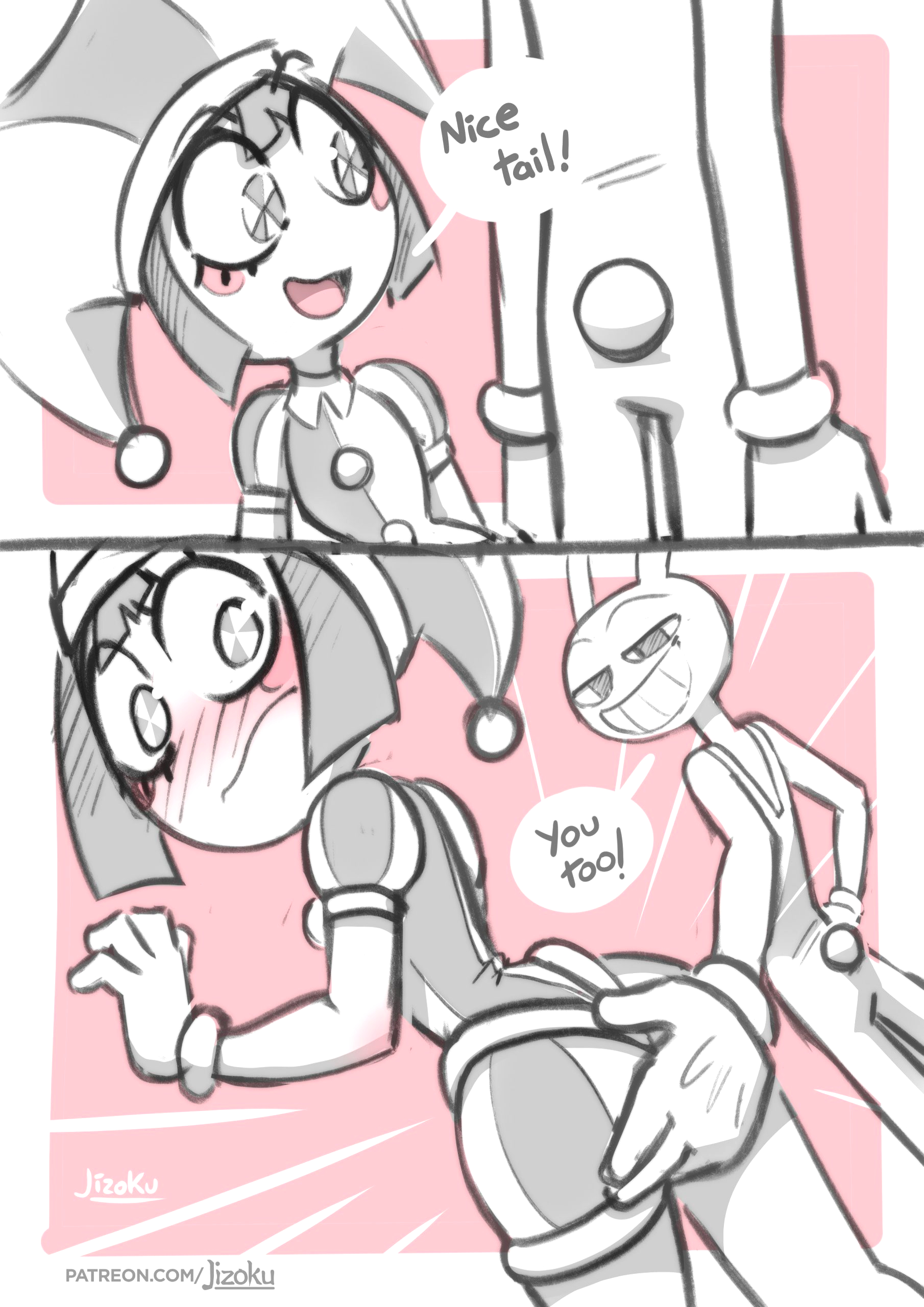 The Amazing Digital Circus Sketches page 3