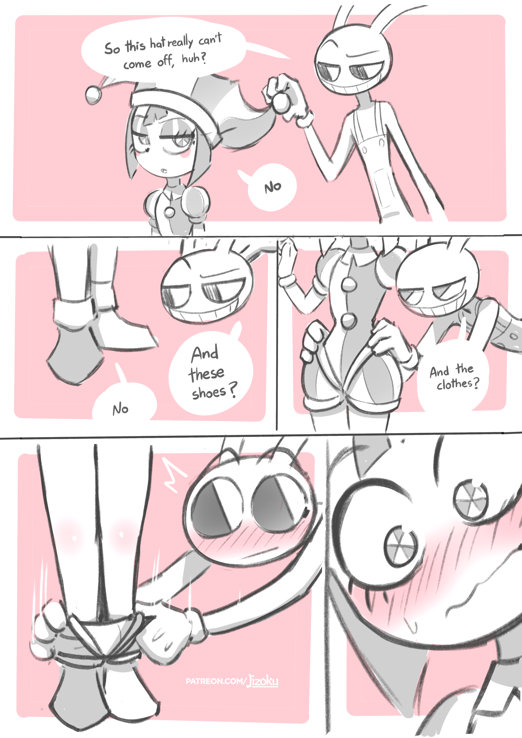 The Amazing Digital Circus Sketches page 7