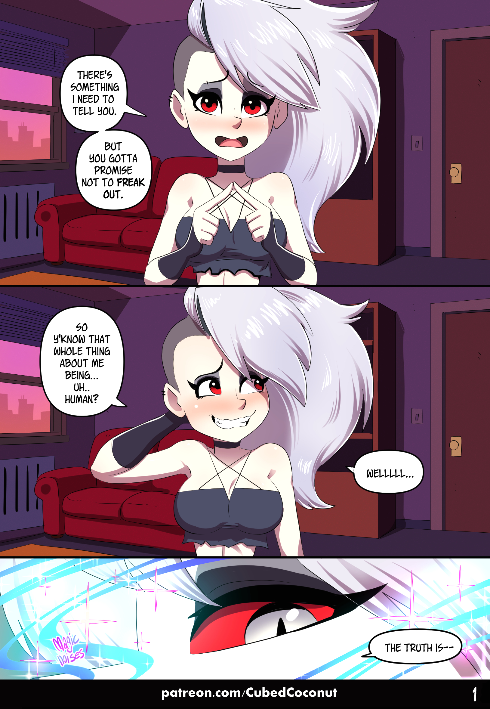 The Human and the Hellhound page 1