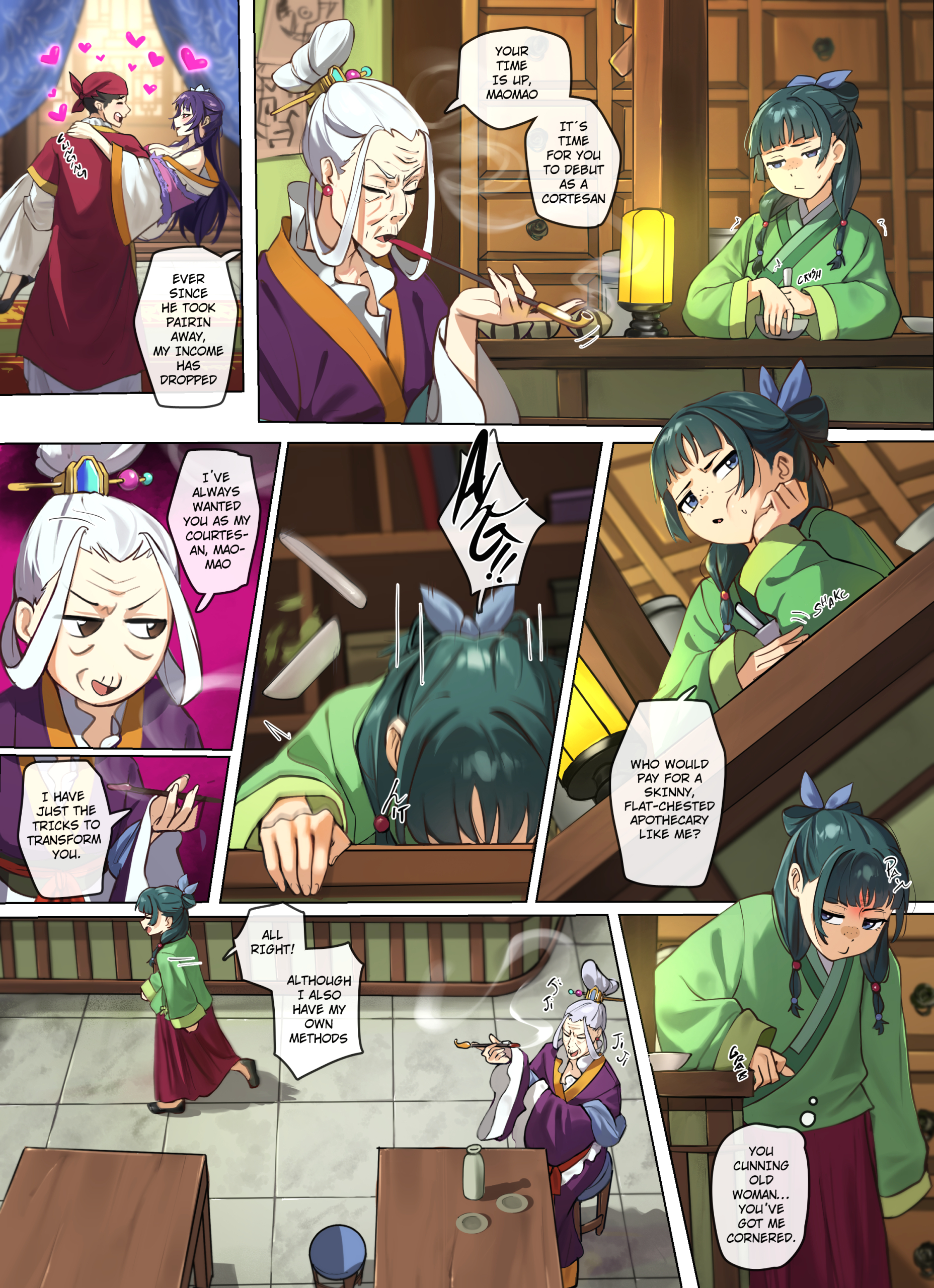 The Queen of The Verdigris House page 4