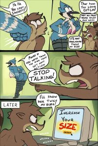 A regular show comic page 1