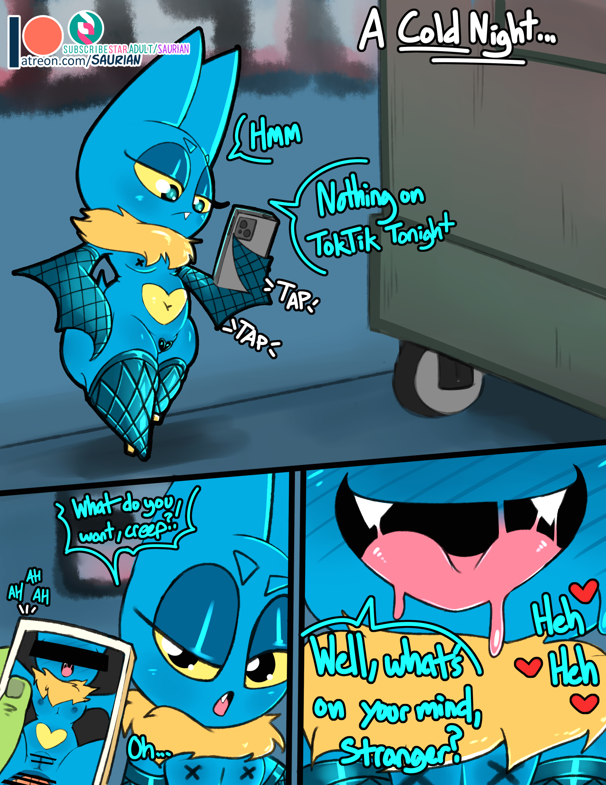 Bat out at Night page 1
