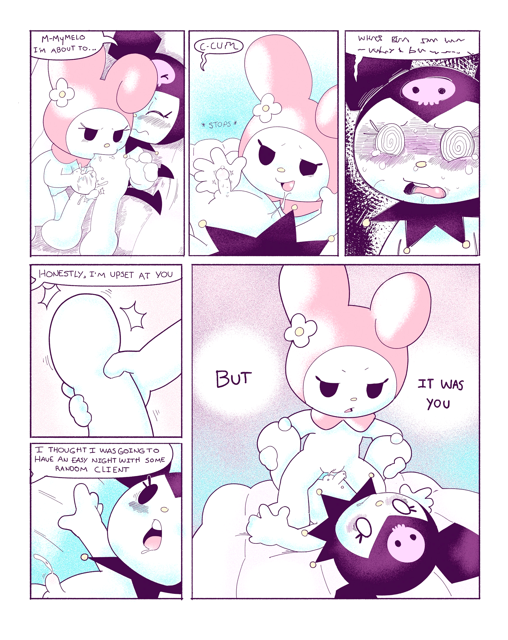 Kuromi on Soapland page 14