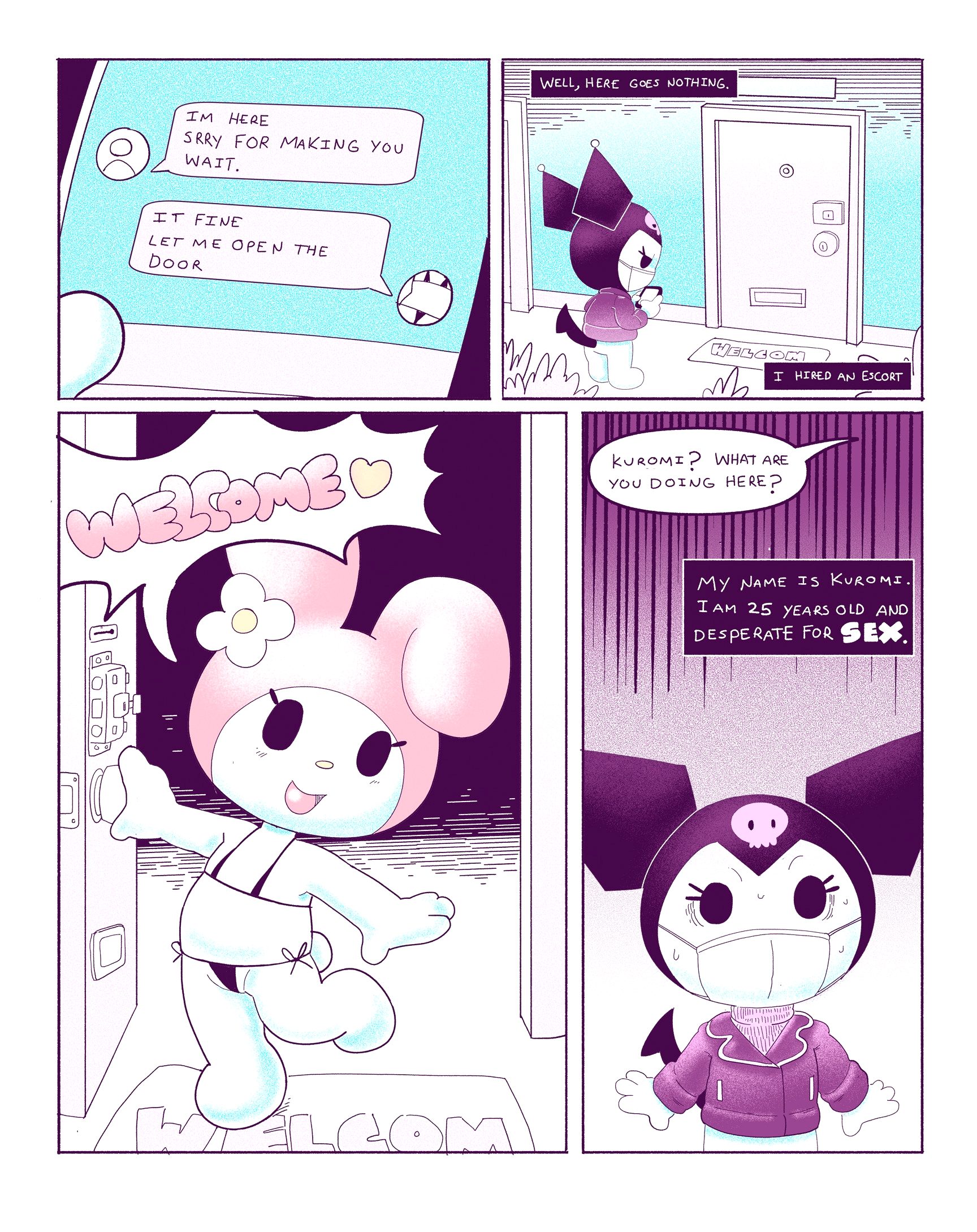 Kuromi on Soapland page 3