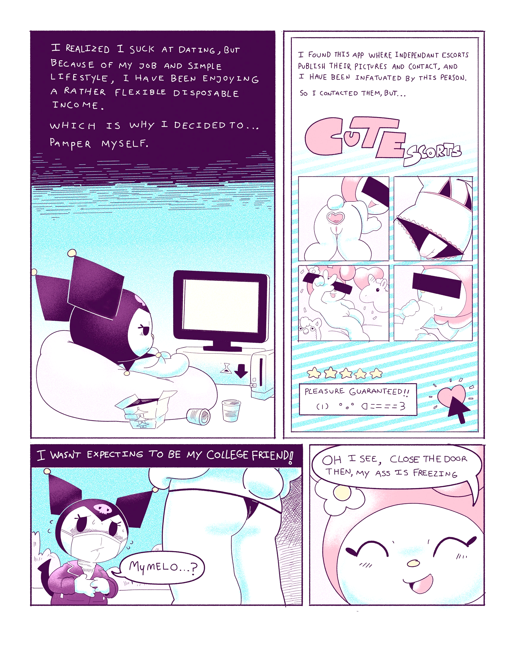 Kuromi on Soapland page 4