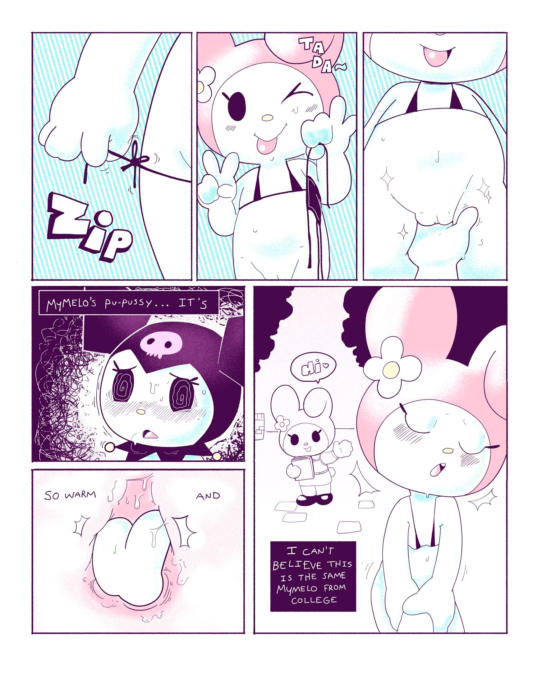 Kuromi on Soapland page 8
