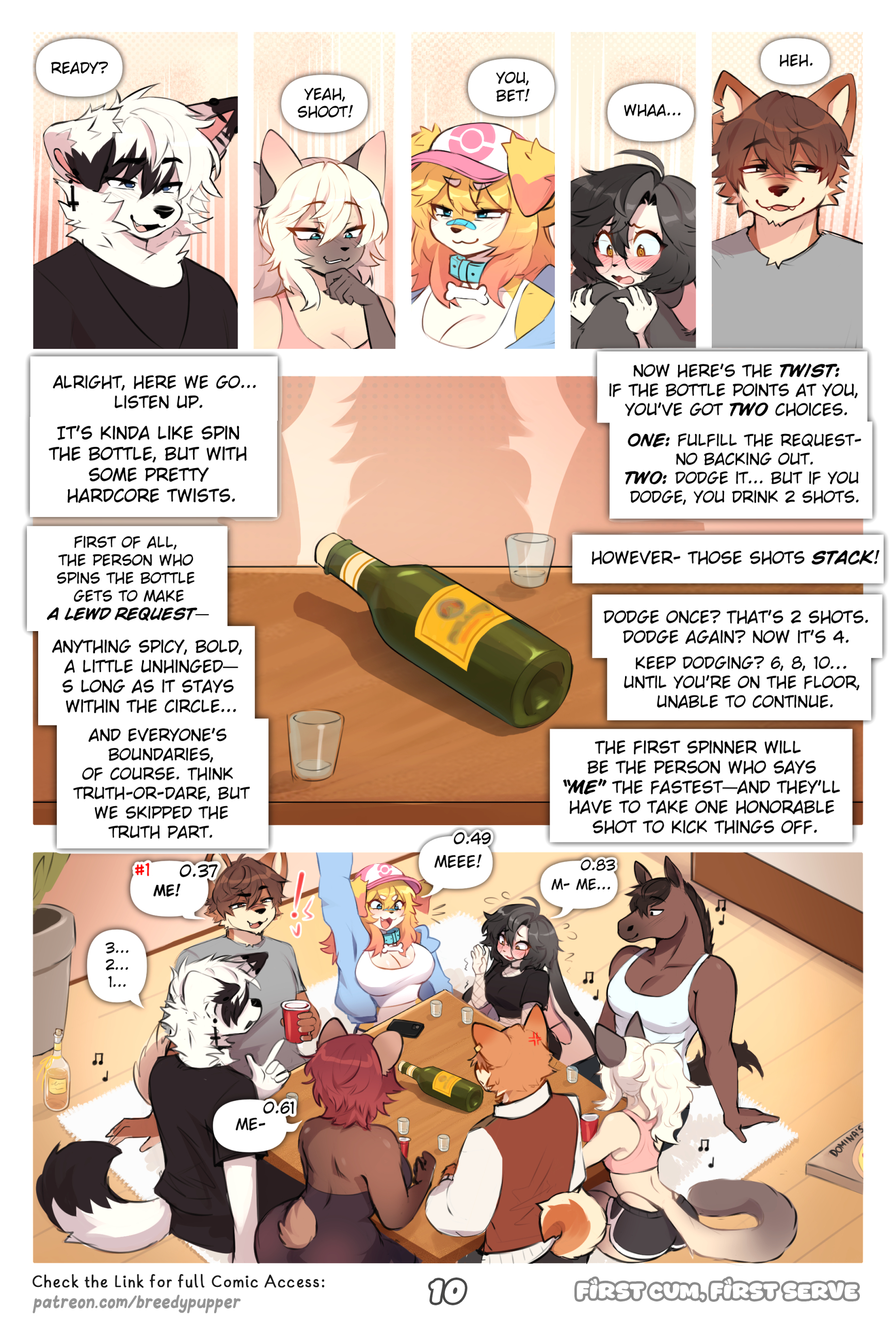 First Cum, First Serve! page 11