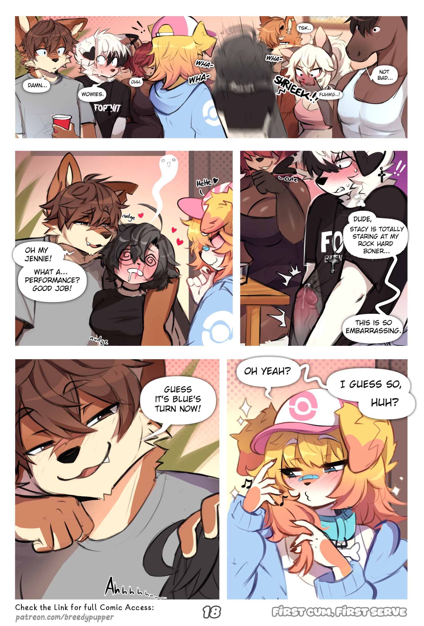 First Cum, First Serve! page 19