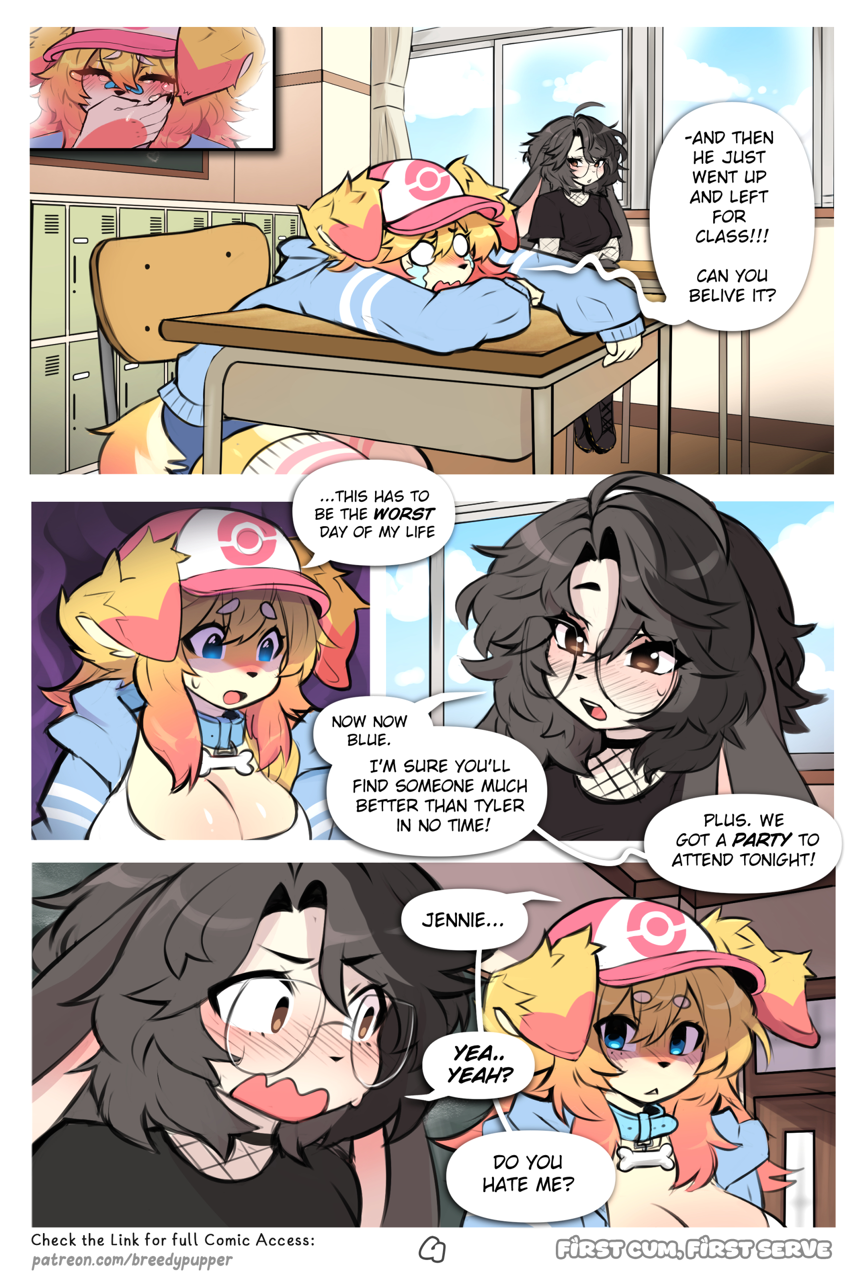 First Cum, First Serve! page 5