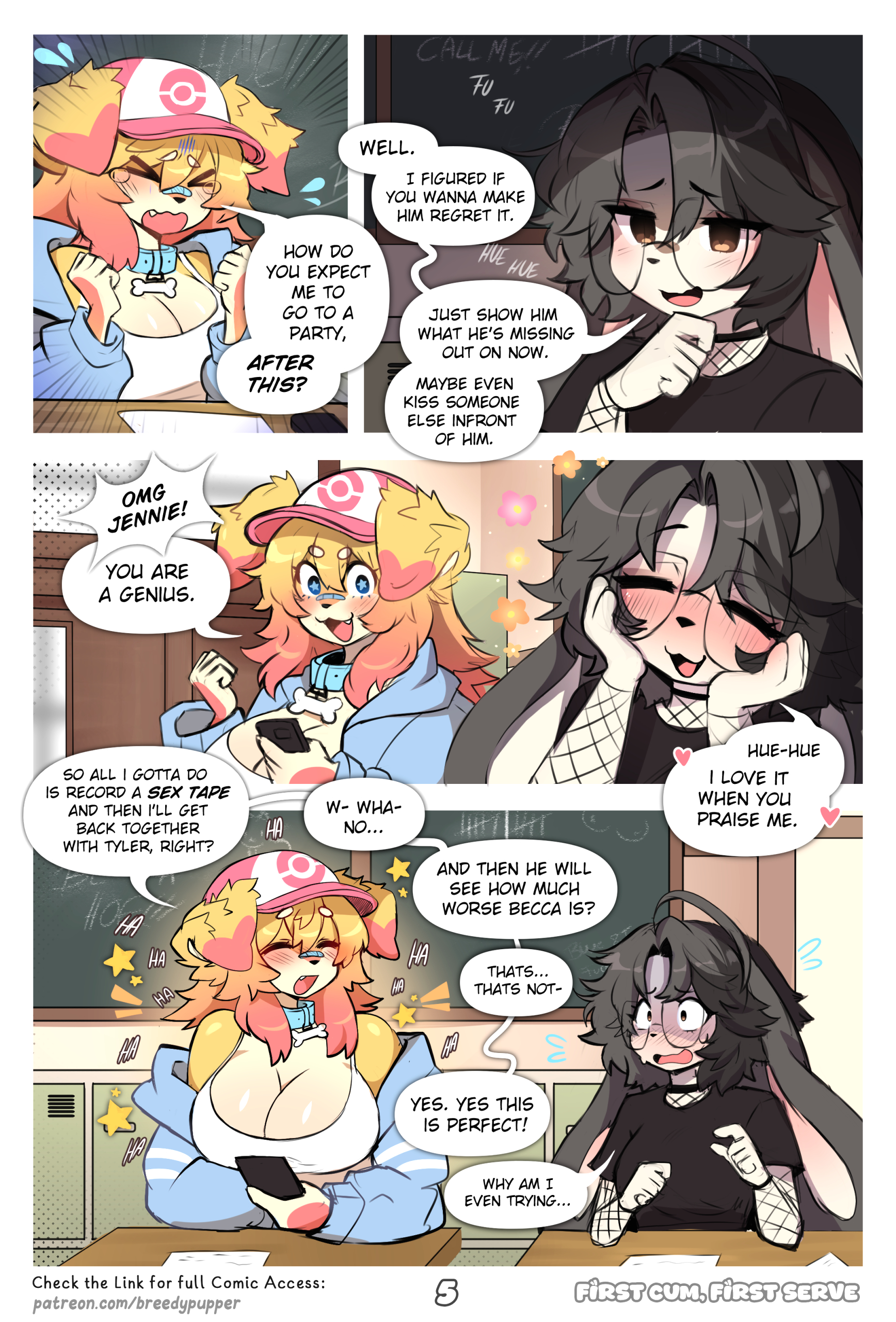 First Cum, First Serve! page 6