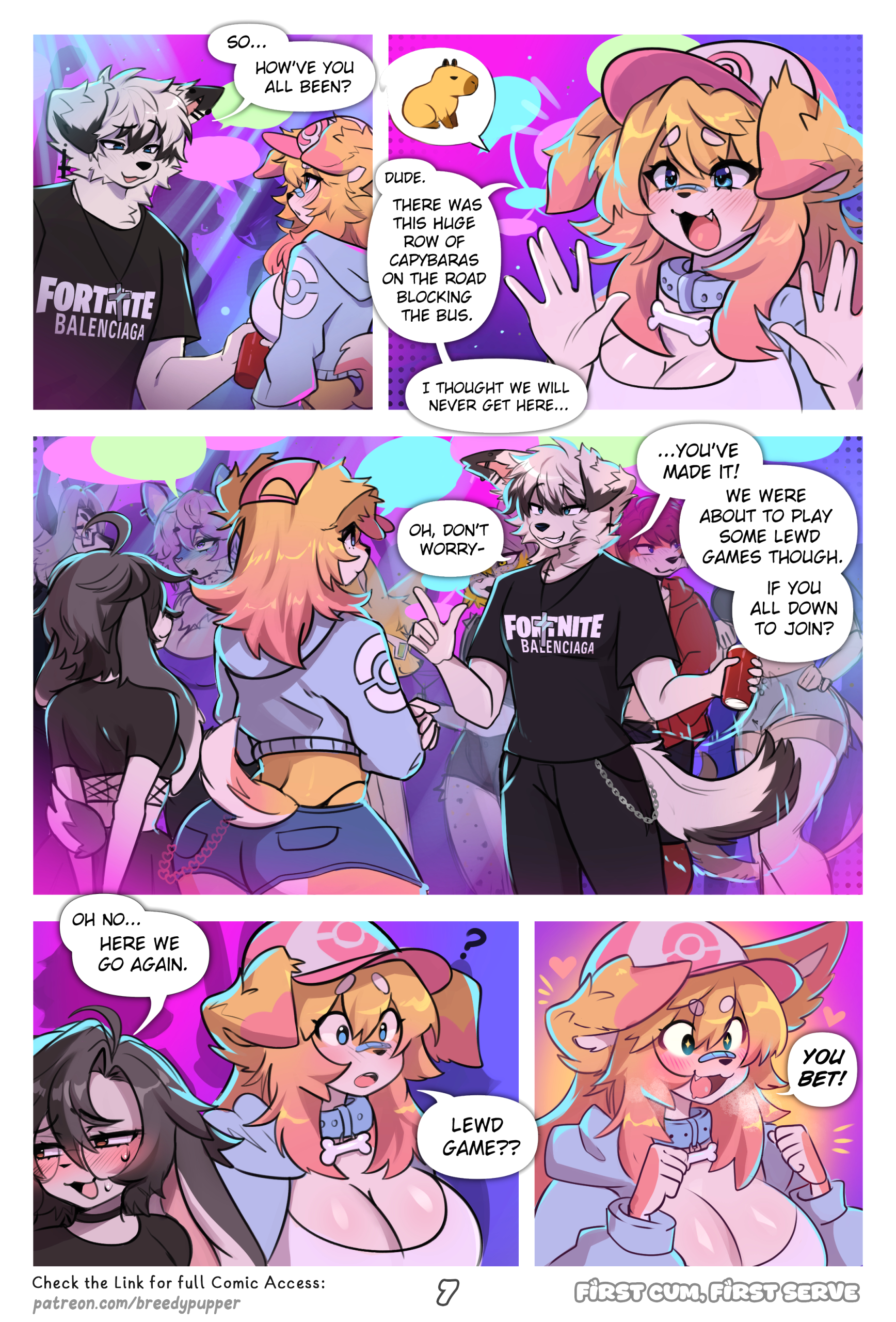 First Cum, First Serve! page 8