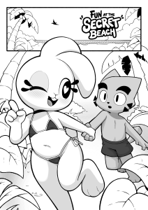 Fun at the "Secret" Beach page 1