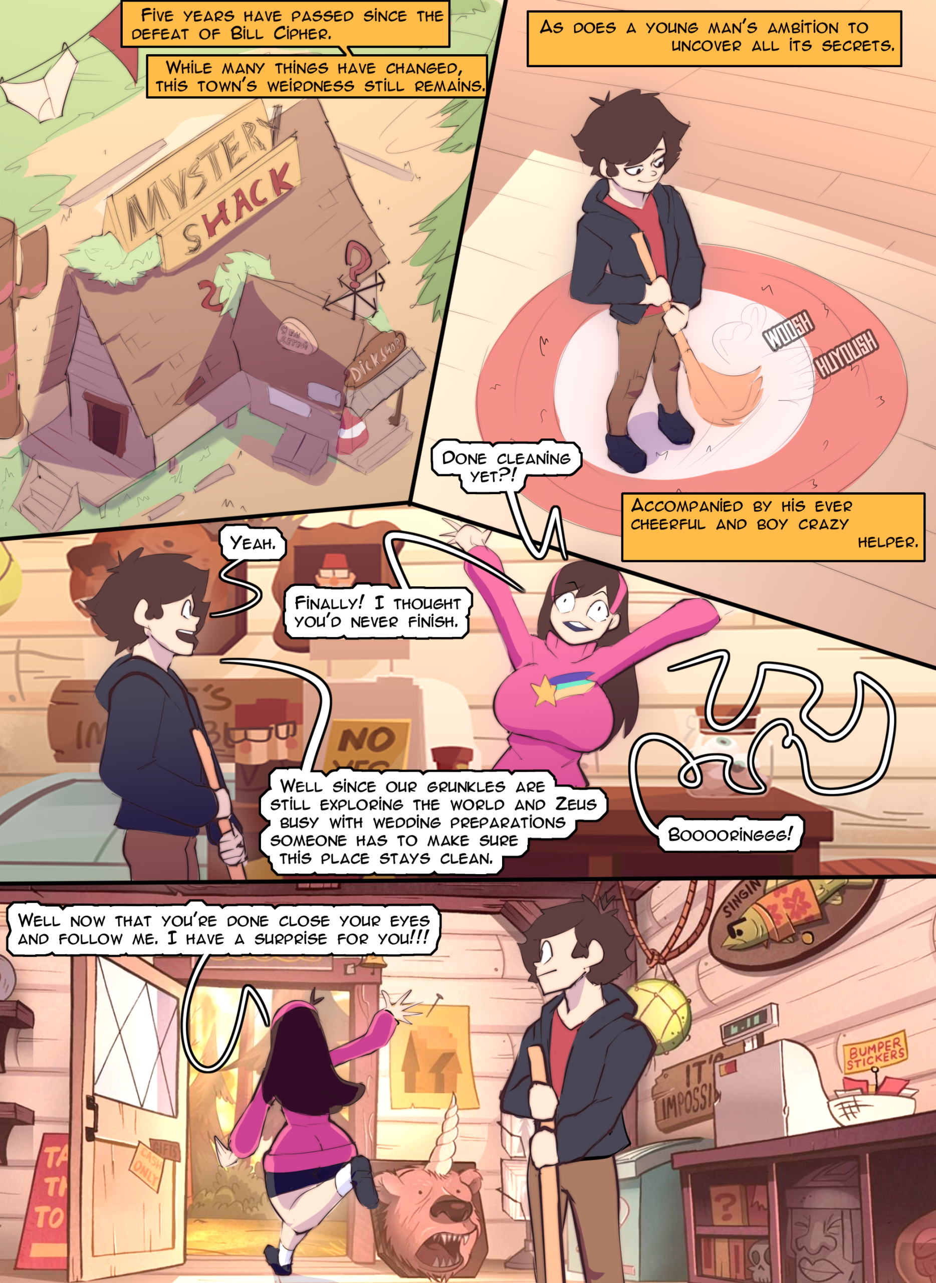 Gravity Falls: Dimper Exploration Ch.1 page 2