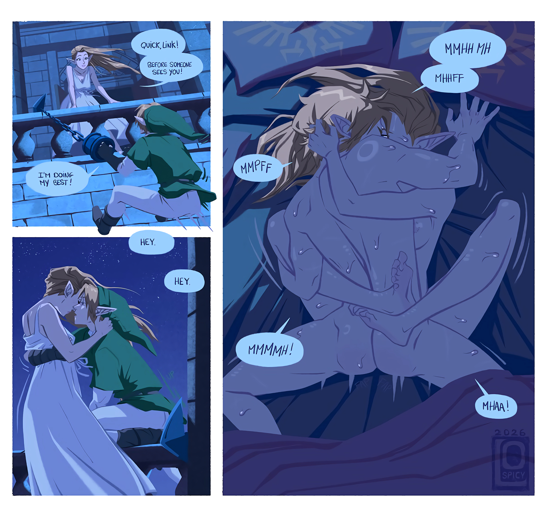 Link and Zelda's Secret Rendezvous page 3