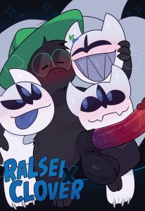Ralsei x Clover page 1