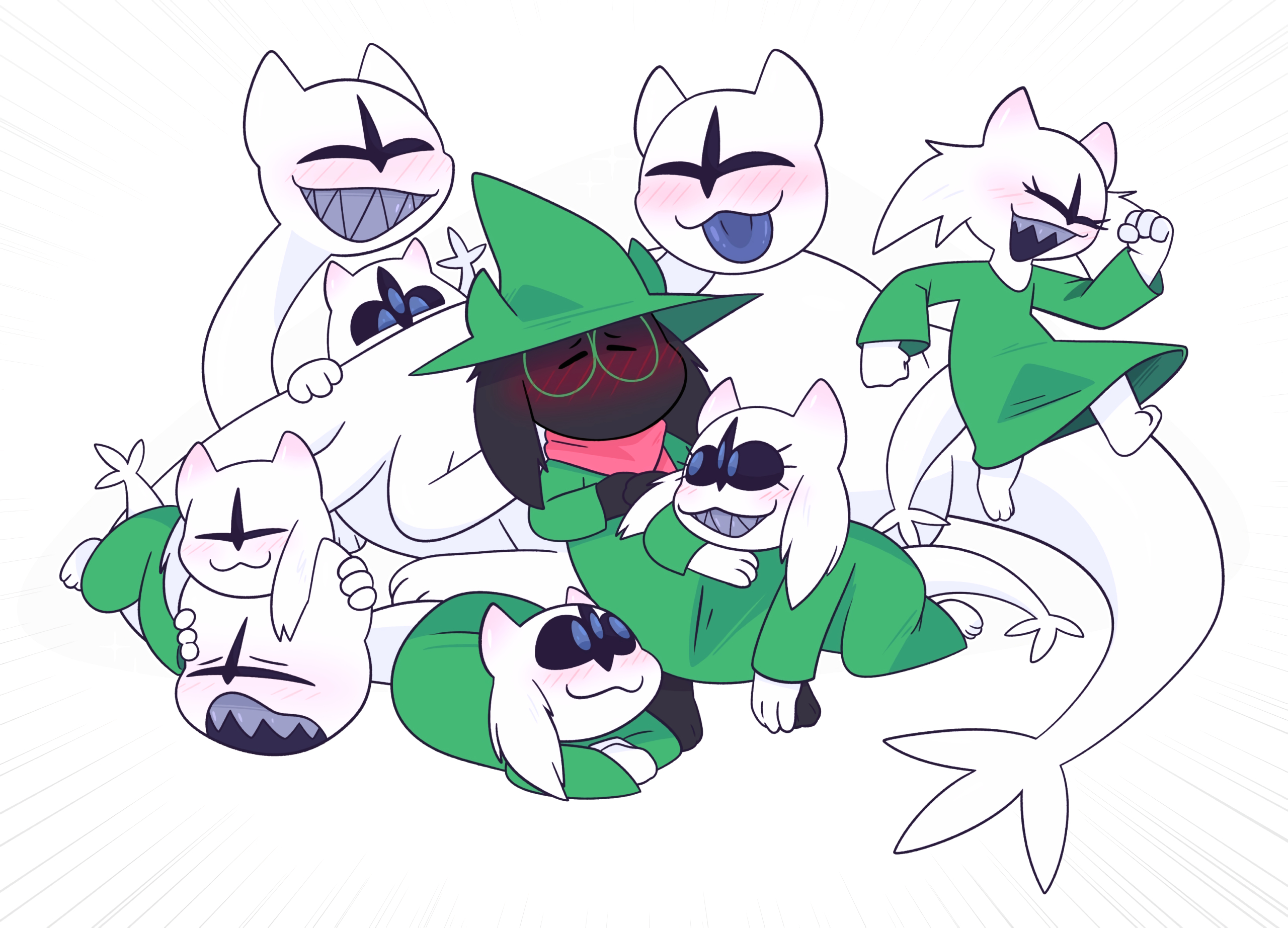 Ralsei x Clover page 19