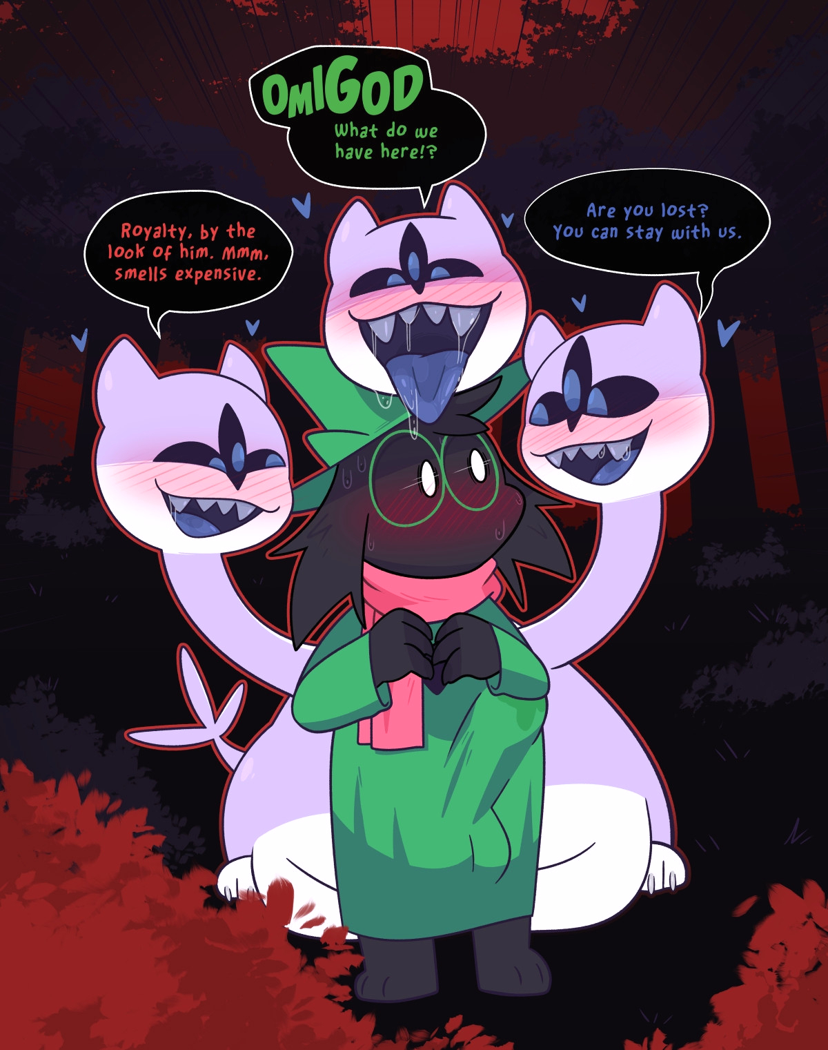 Ralsei x Clover page 2