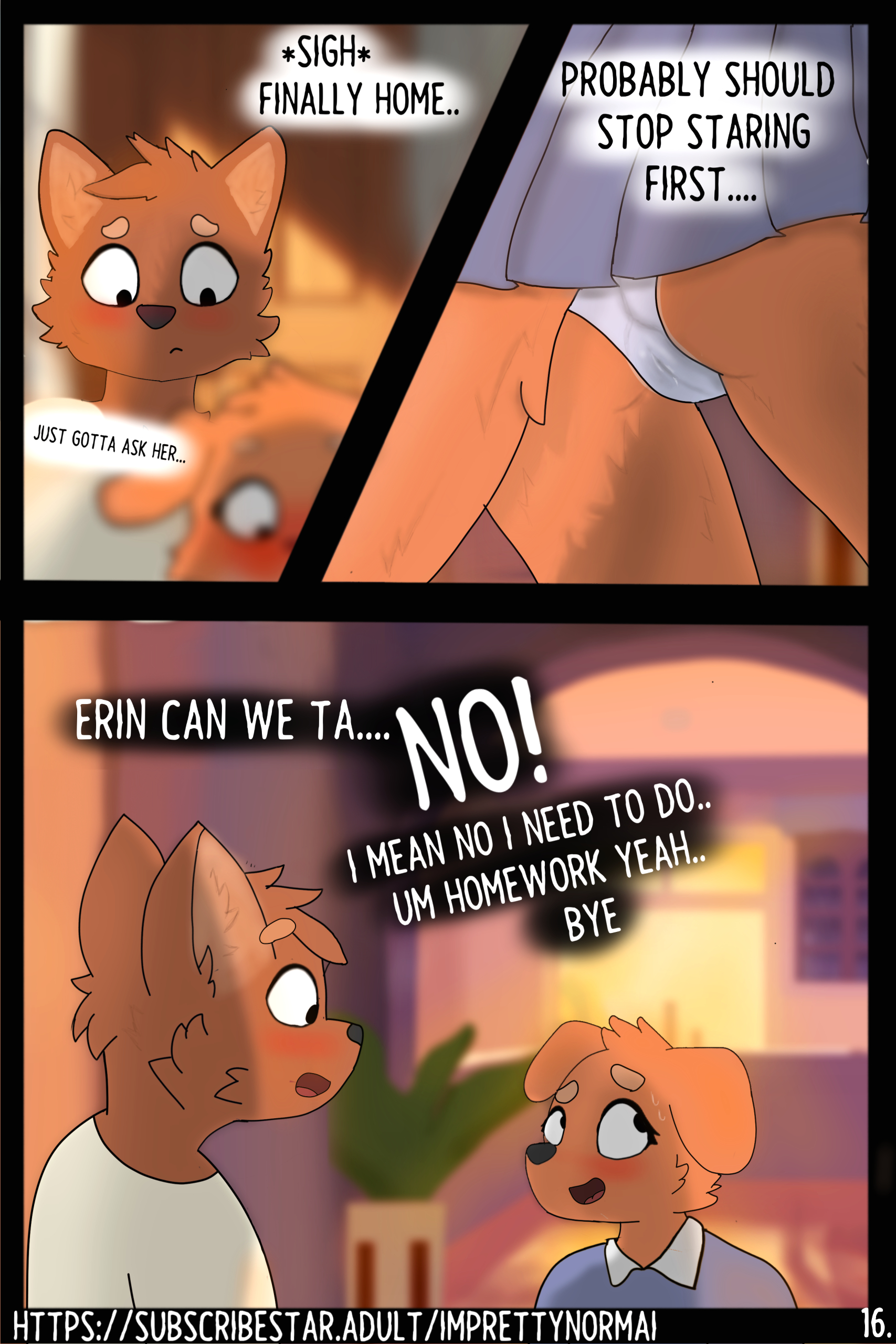 Slept In! page 17