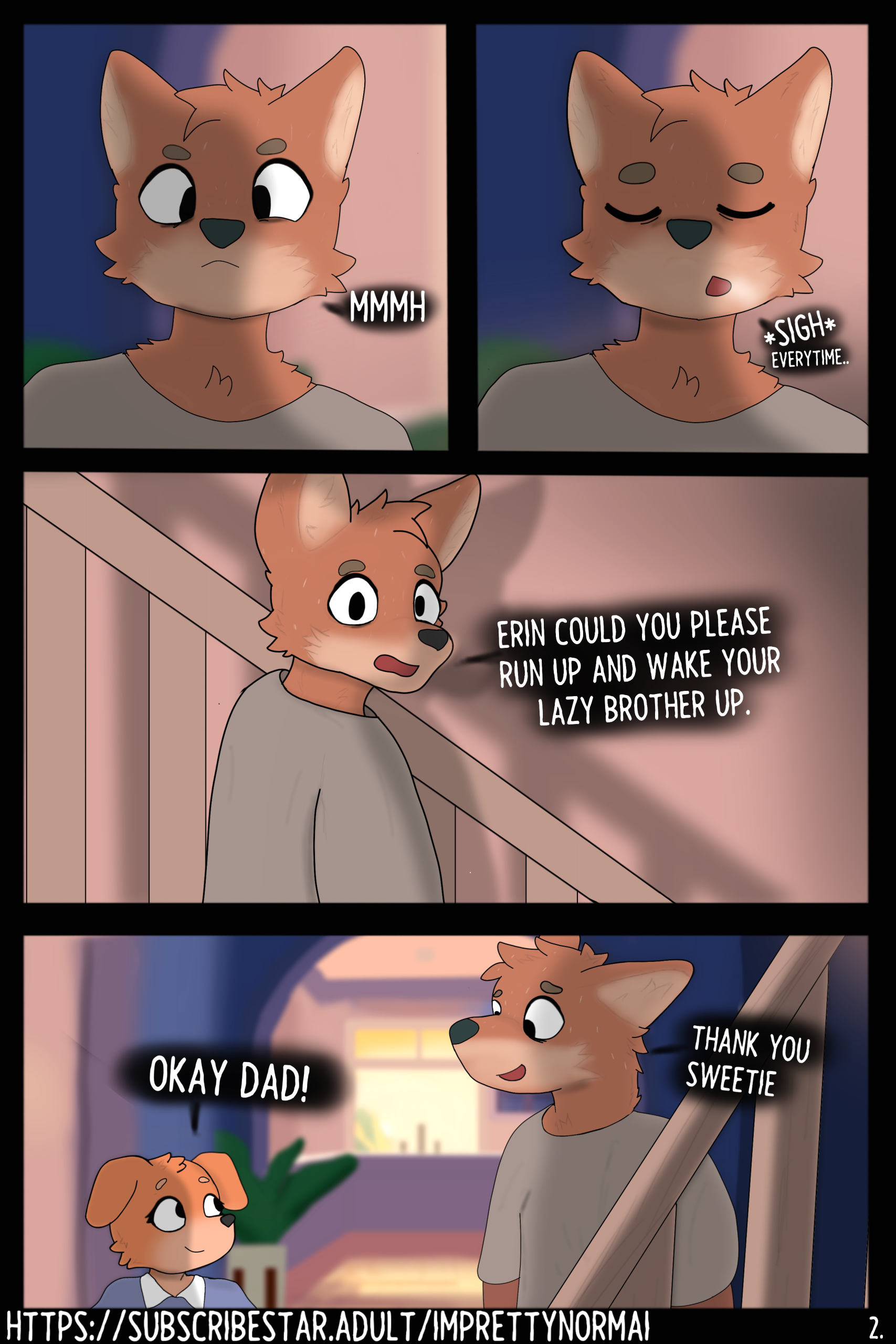 Slept In! page 3