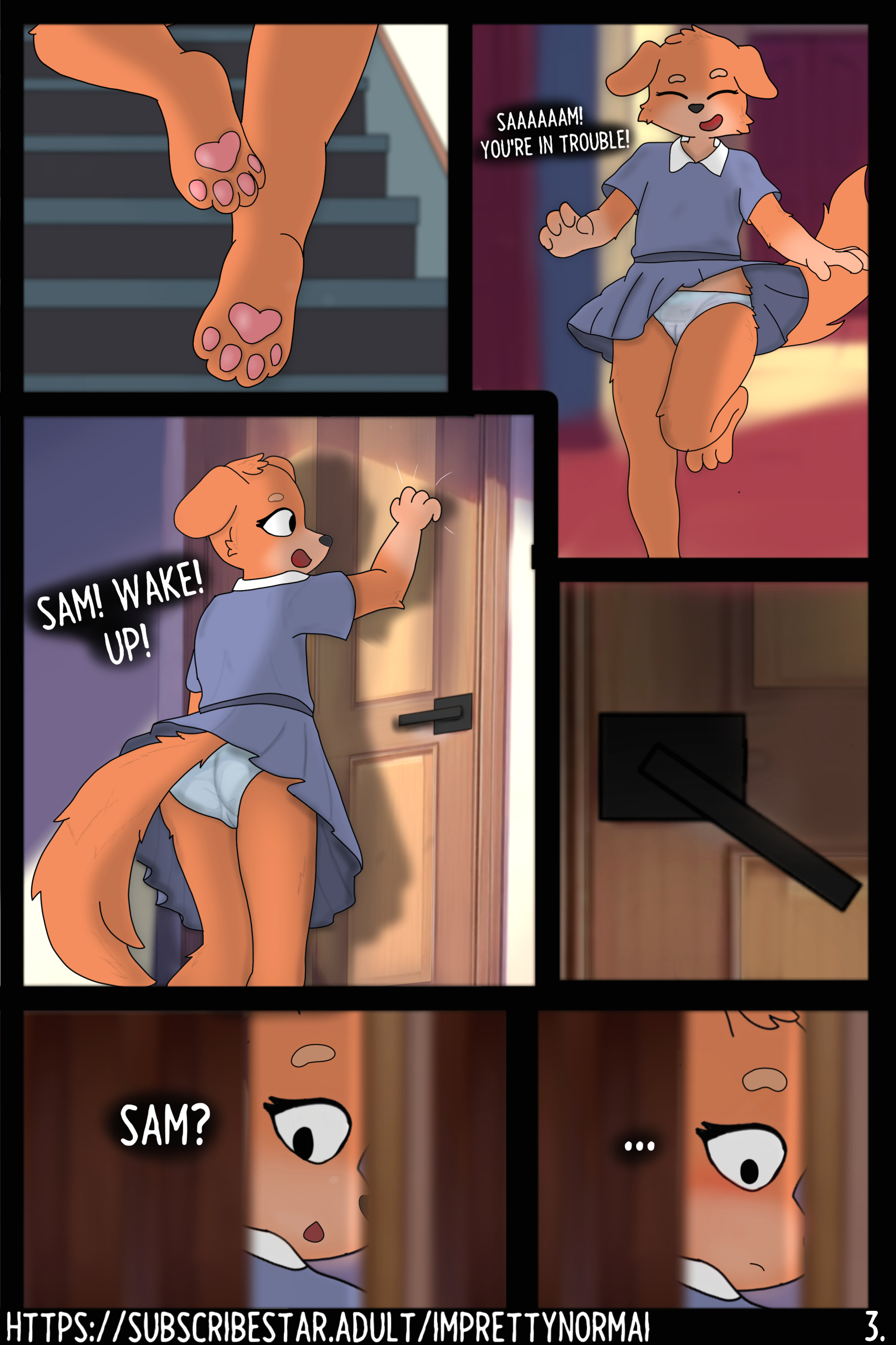 Slept In! page 4