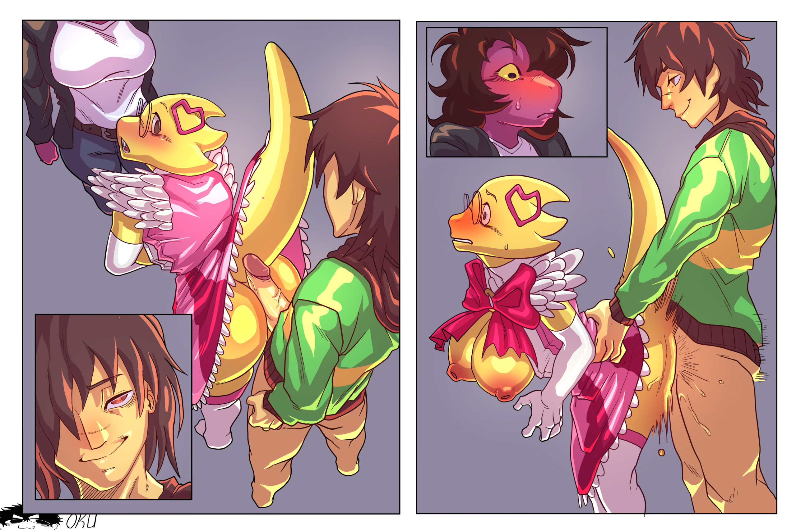 Alphys x Kris x Susie page 3