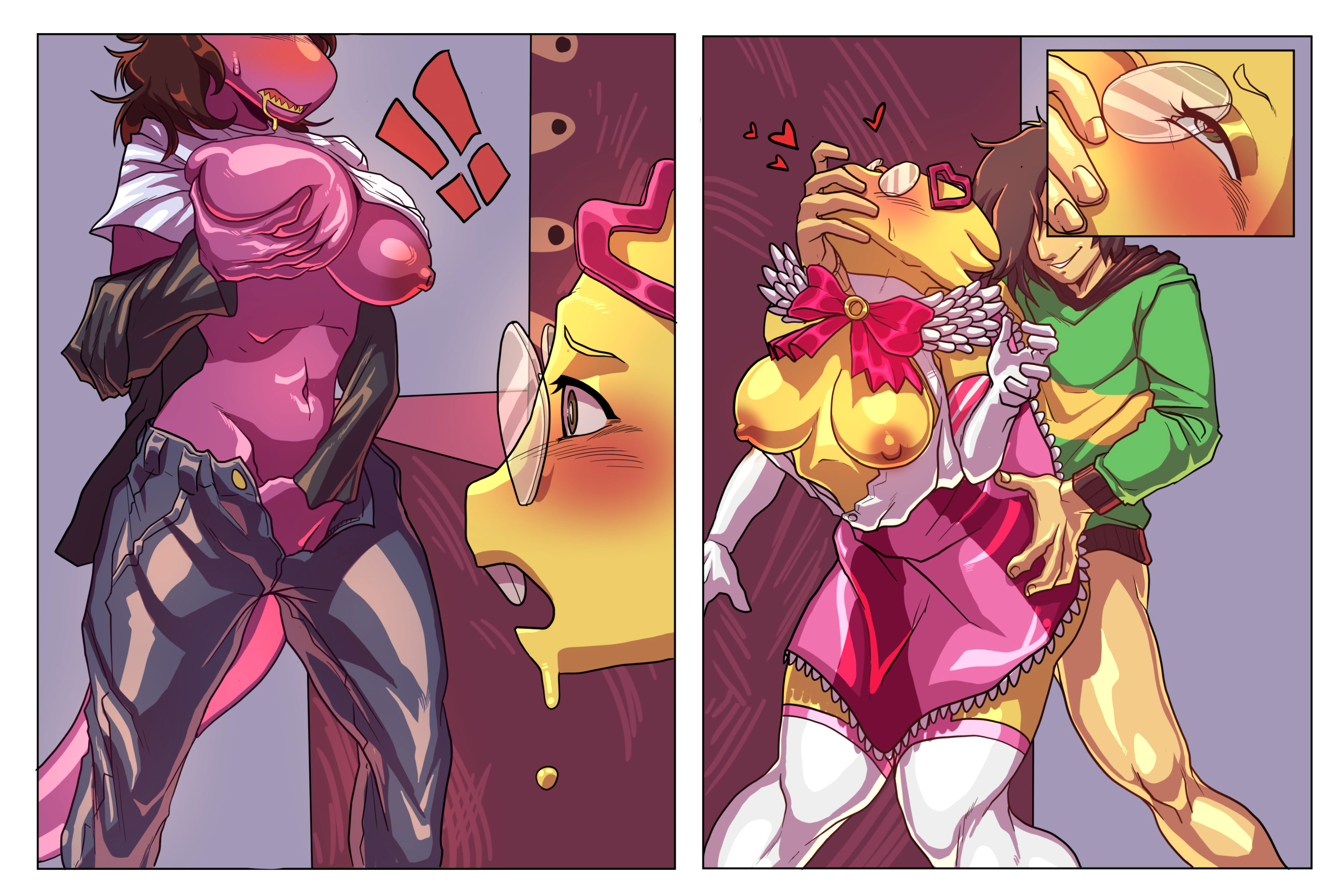 Alphys x Kris x Susie page 4
