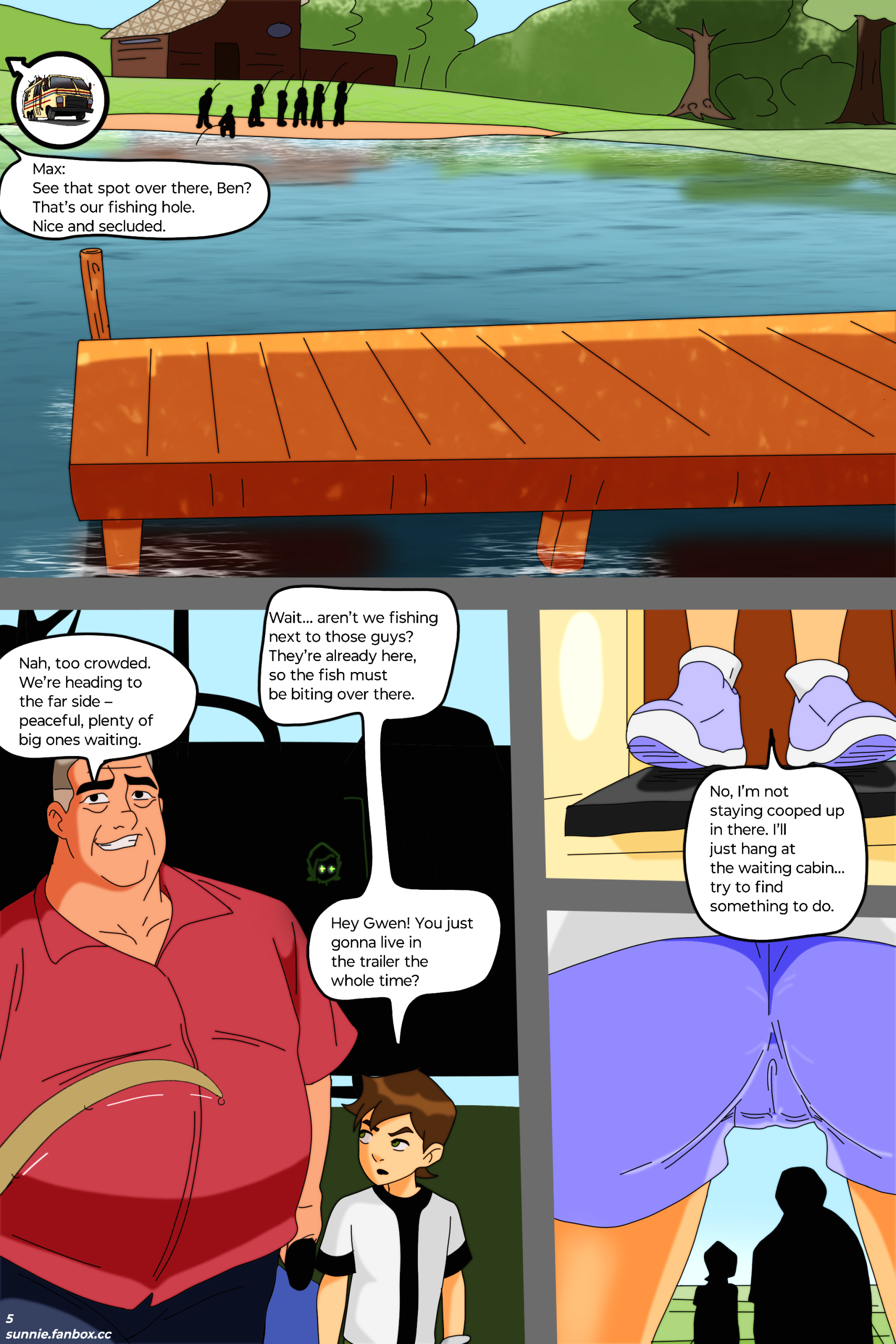 Gwen Caught By The Mouth page 6