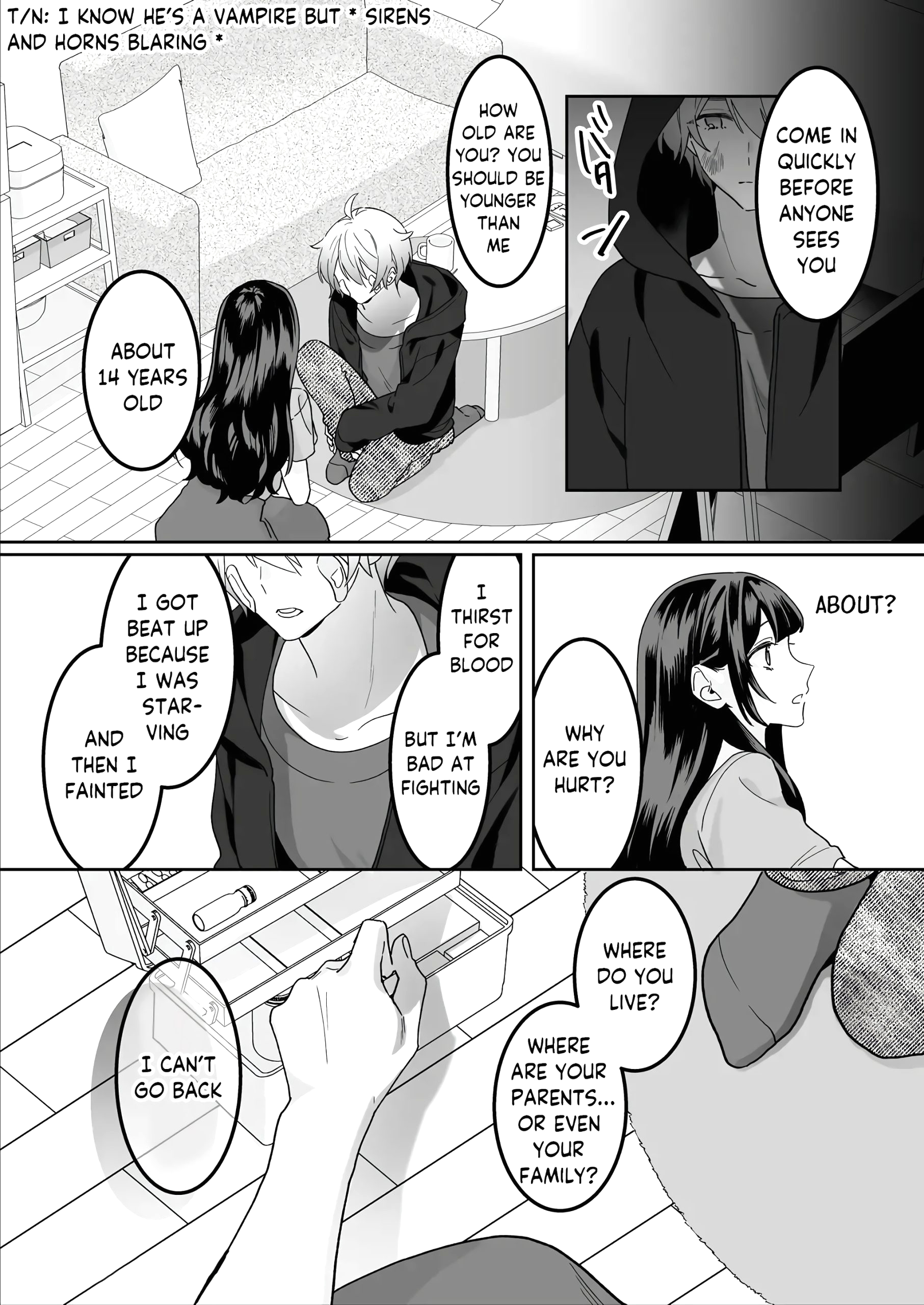 Hiroware Kyuuketsuki wa Oneesan wo Aishitaishi Aisaretai page 10