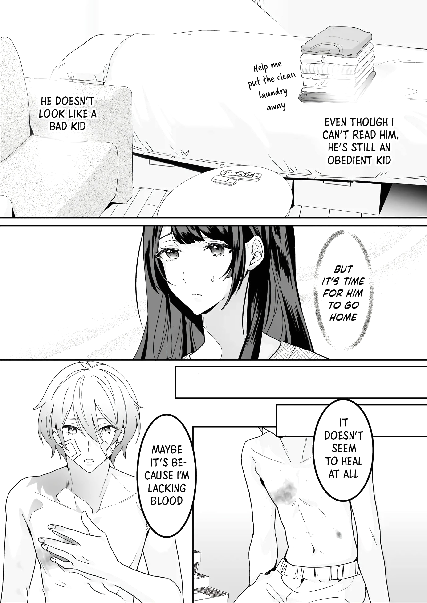 Hiroware Kyuuketsuki wa Oneesan wo Aishitaishi Aisaretai page 14