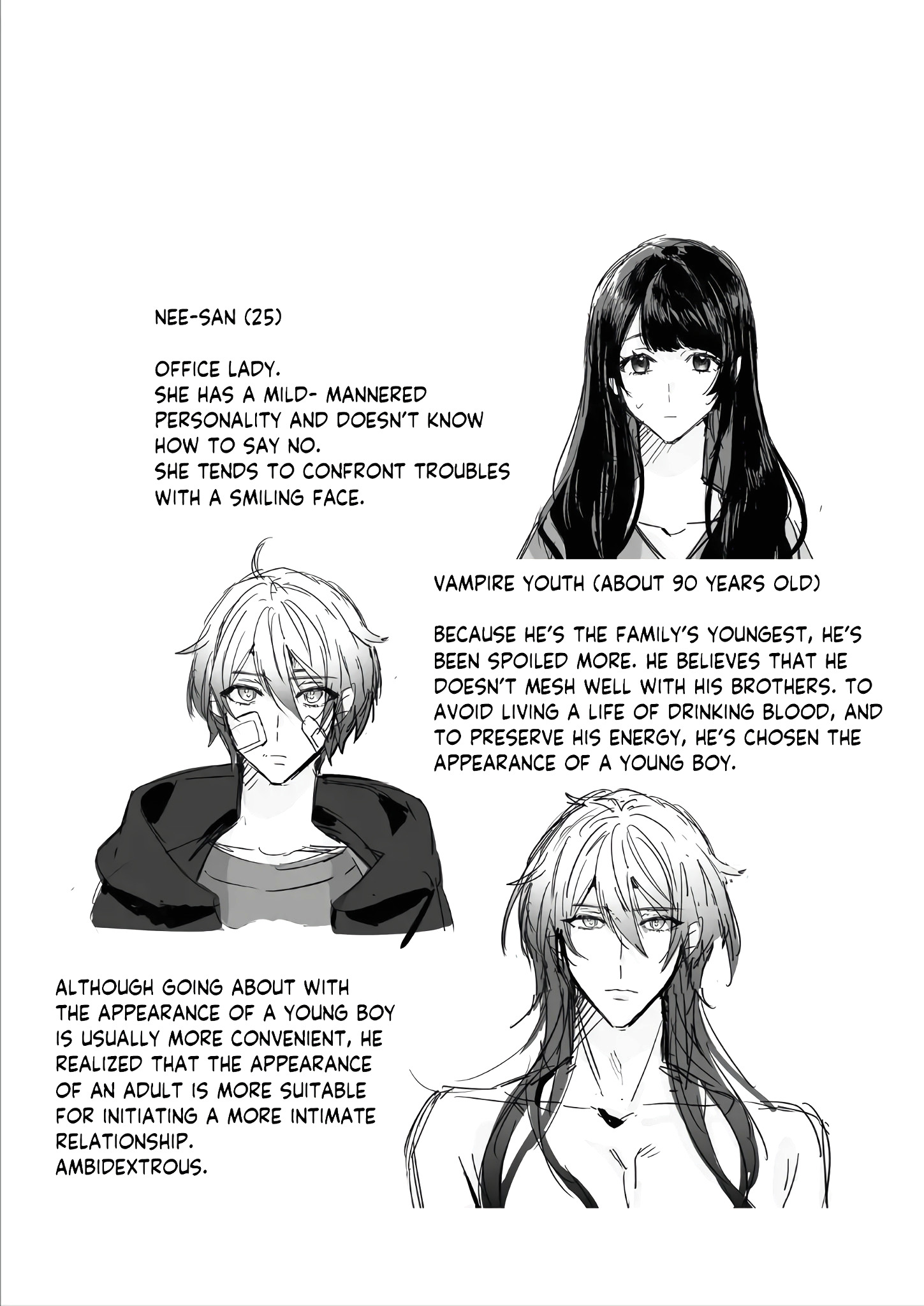 Hiroware Kyuuketsuki wa Oneesan wo Aishitaishi Aisaretai page 57