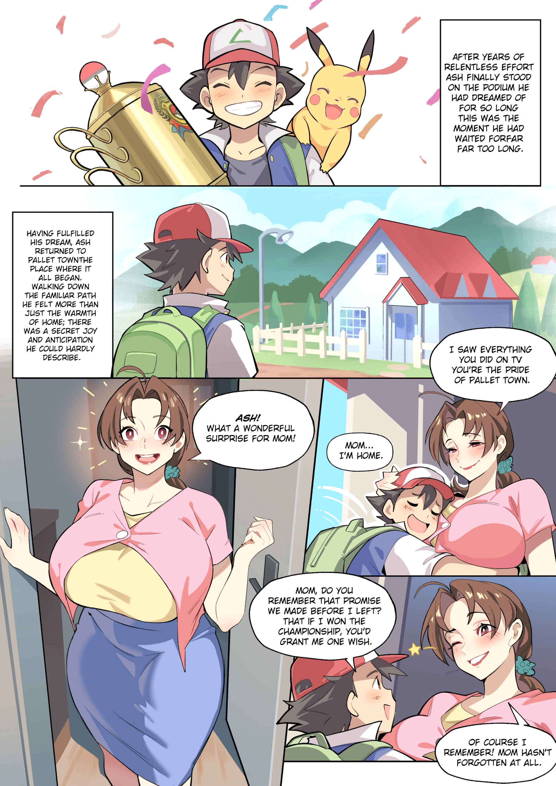 Ash and Delia page 1