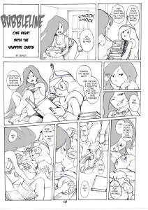 Bubbleline: One night with vampire Queen