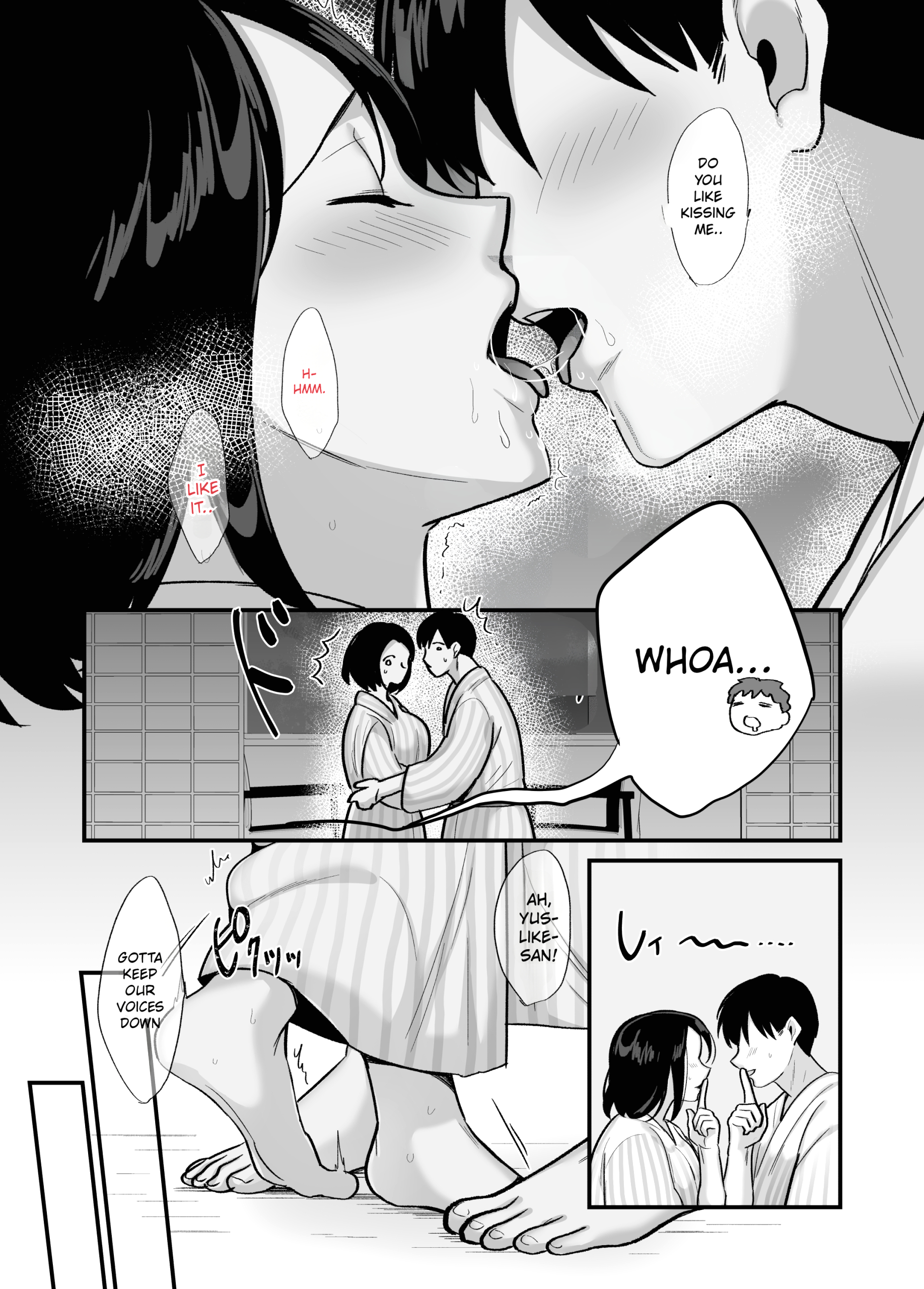 Dirty And Passionate Sex With A Single Mother 2 - A Sweaty Clinging Hot Spring Getaway page 18