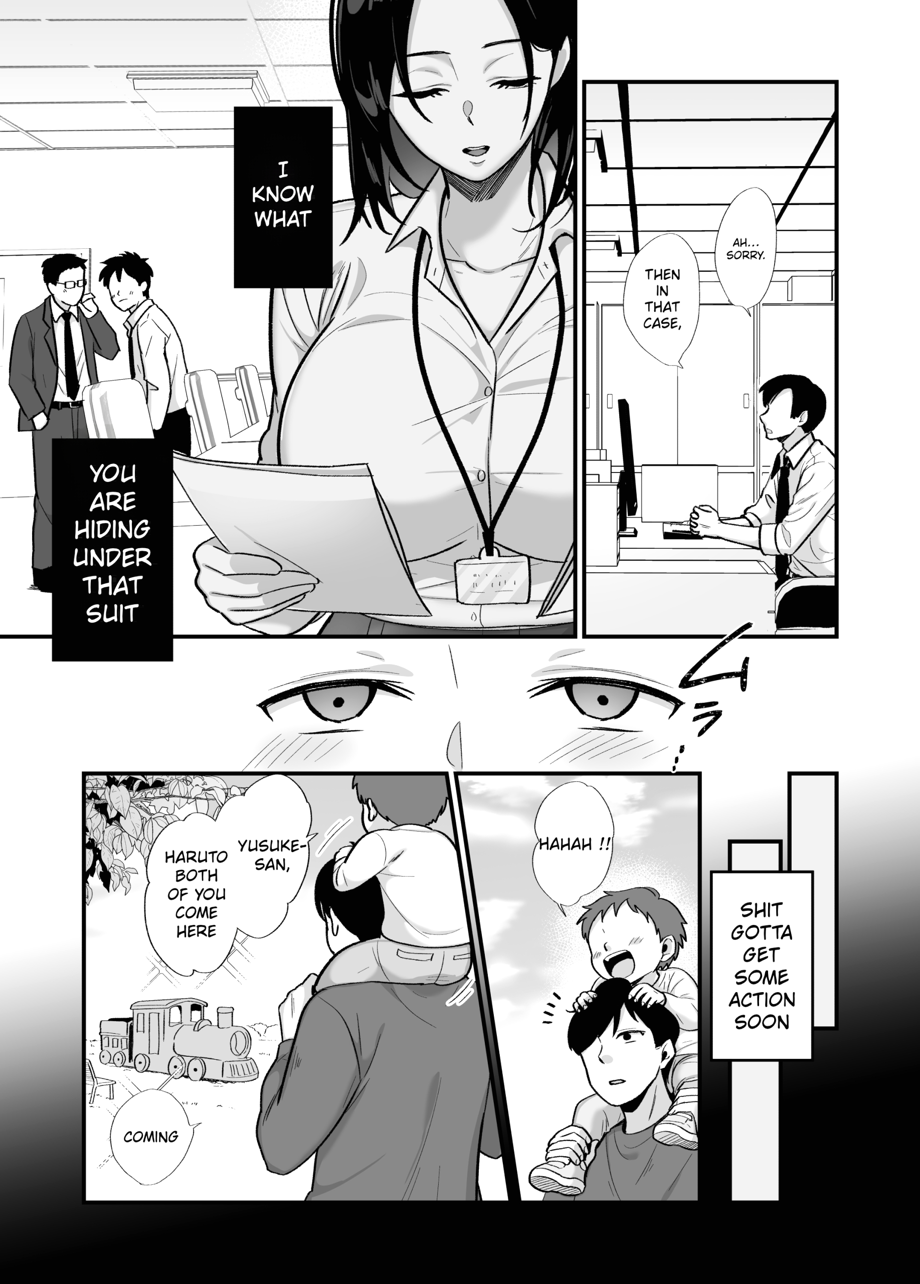 Dirty And Passionate Sex With A Single Mother 2 - A Sweaty Clinging Hot Spring Getaway page 6
