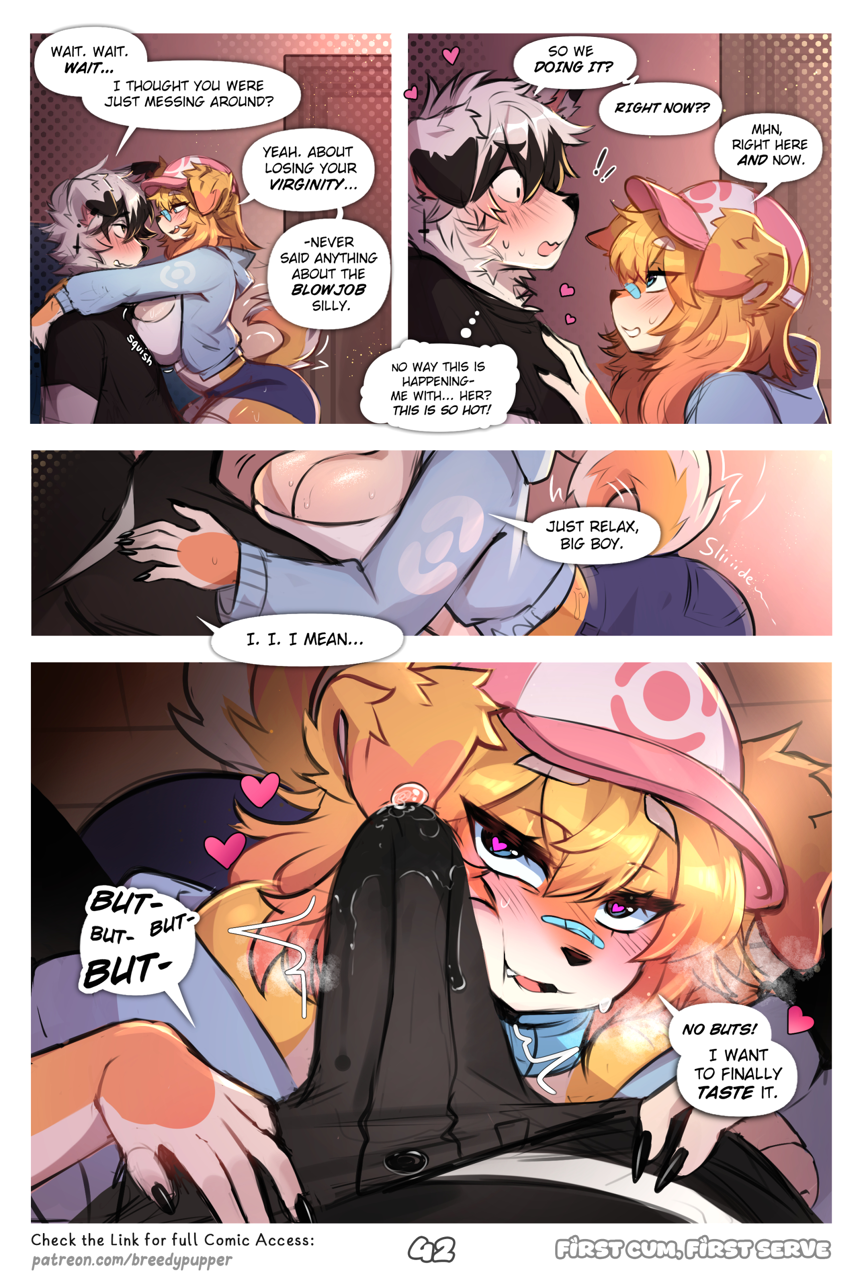 First Cum, First Serve! - Porn Comics page 43